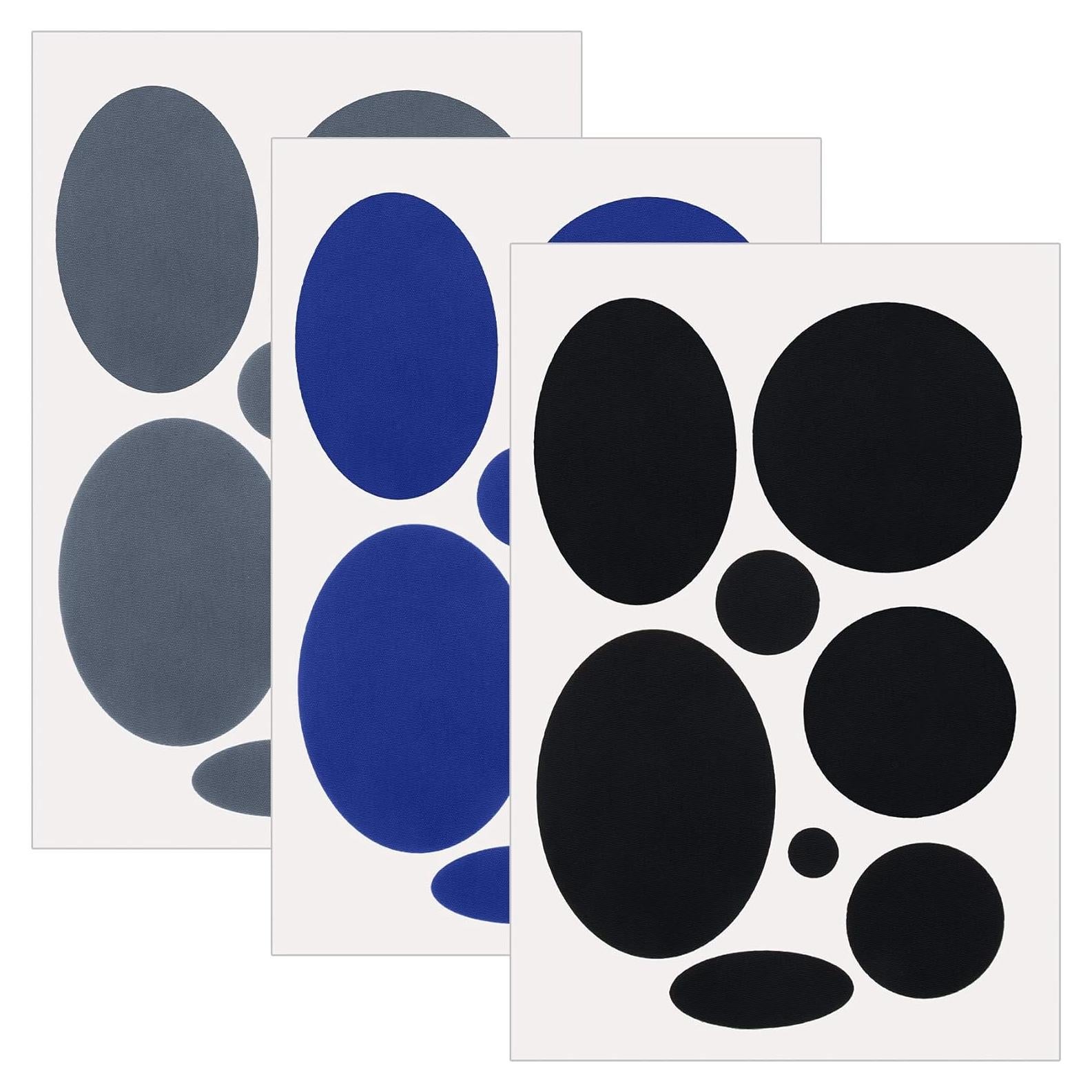 24 Parches de Reparación Autoadhesivos SmallCat Nylon Impermeables