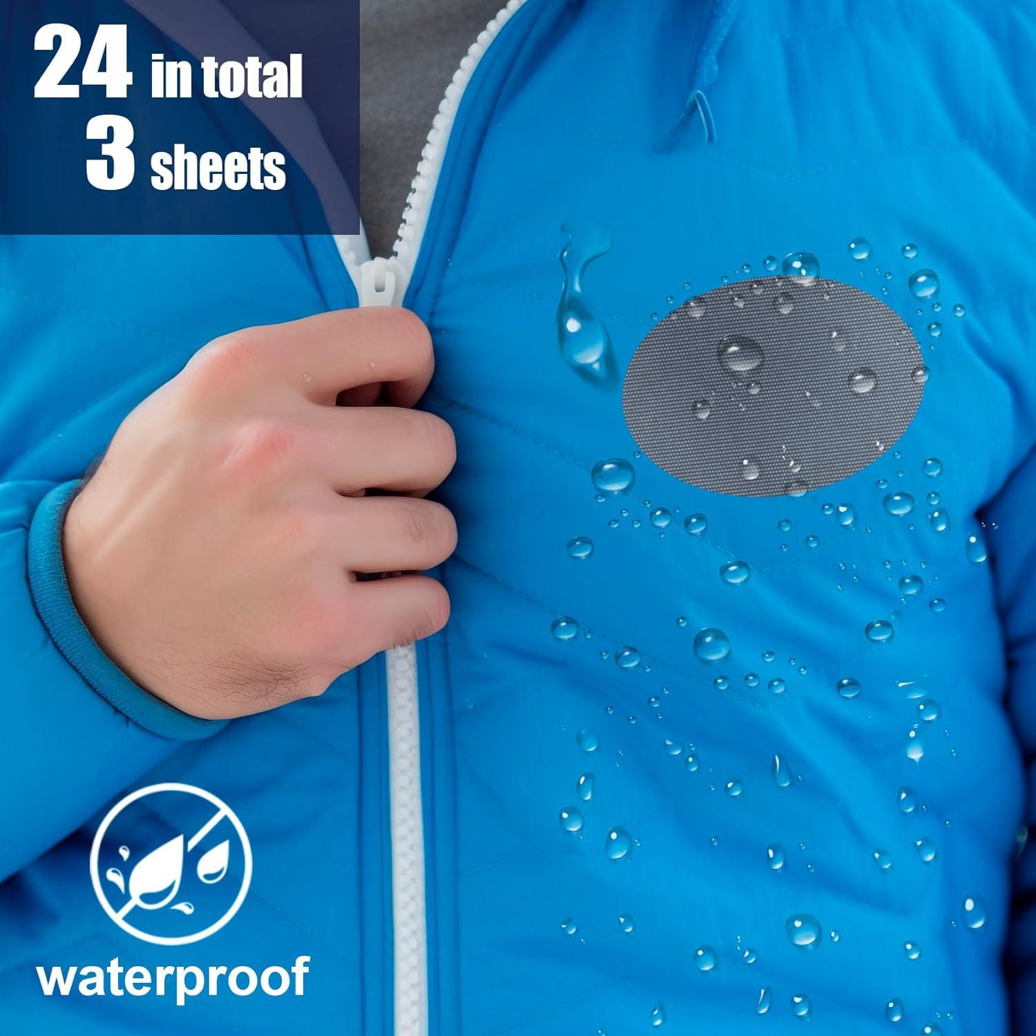 24 Parches de Reparación Autoadhesivos SmallCat Nylon Impermeables