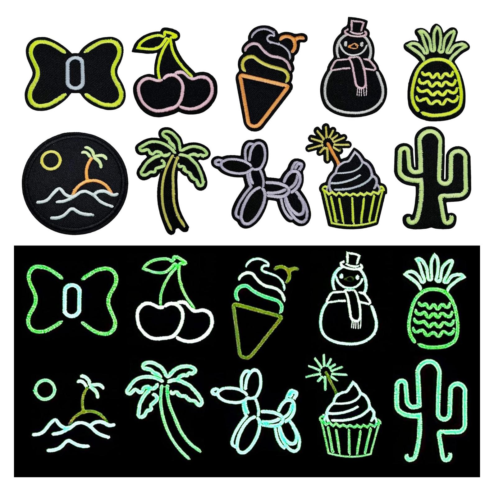 10 Parches Termoadhesivos Brillantes Attuslla para Ropa