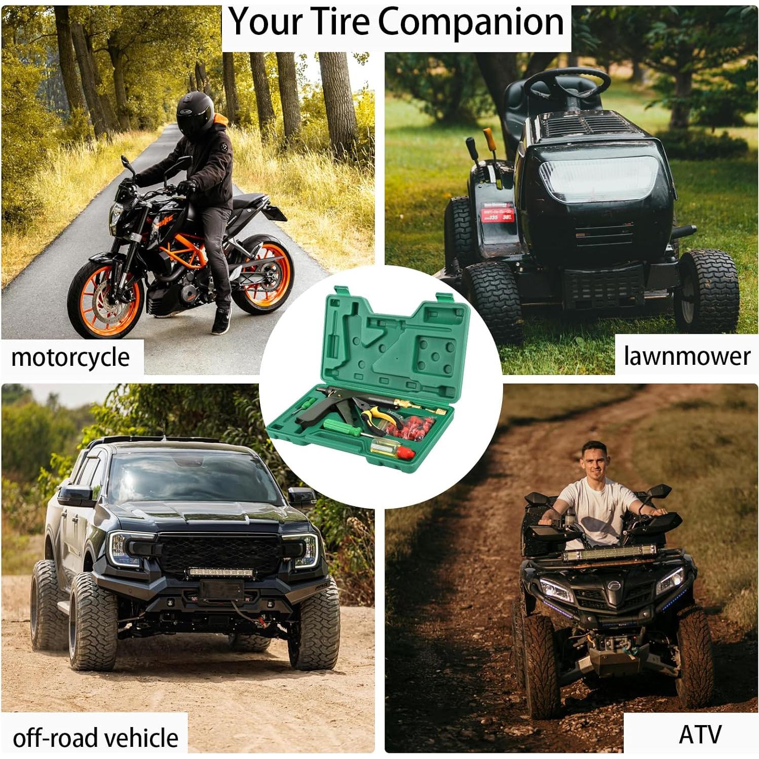 Kit de Reparación de Neumáticos Finafedom Modelo btq 1.19 kg