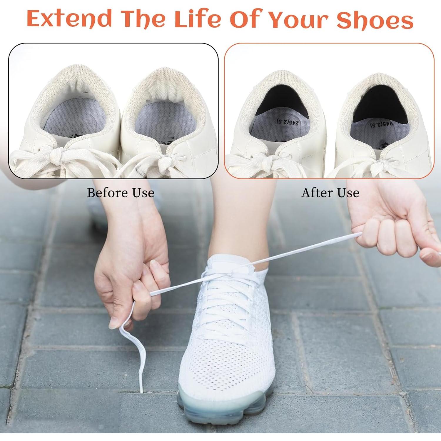 30 Pcs Parches Autoadhesivos para Reparación de Tacones - Negro, Blanco, Beige