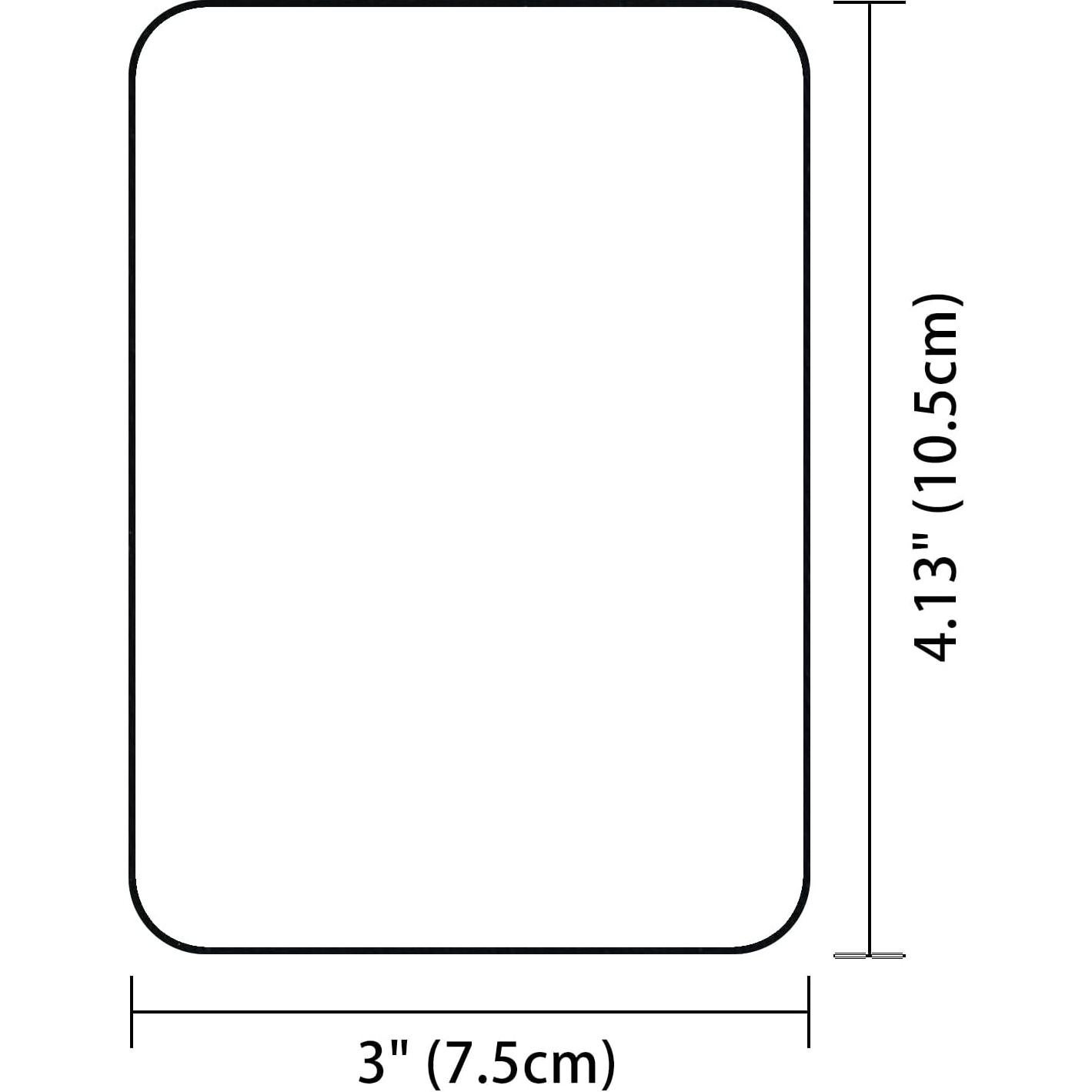 12 Parches Termoadhesivos Guokuai Algodón 7.5x10.5 cm Negro Camello