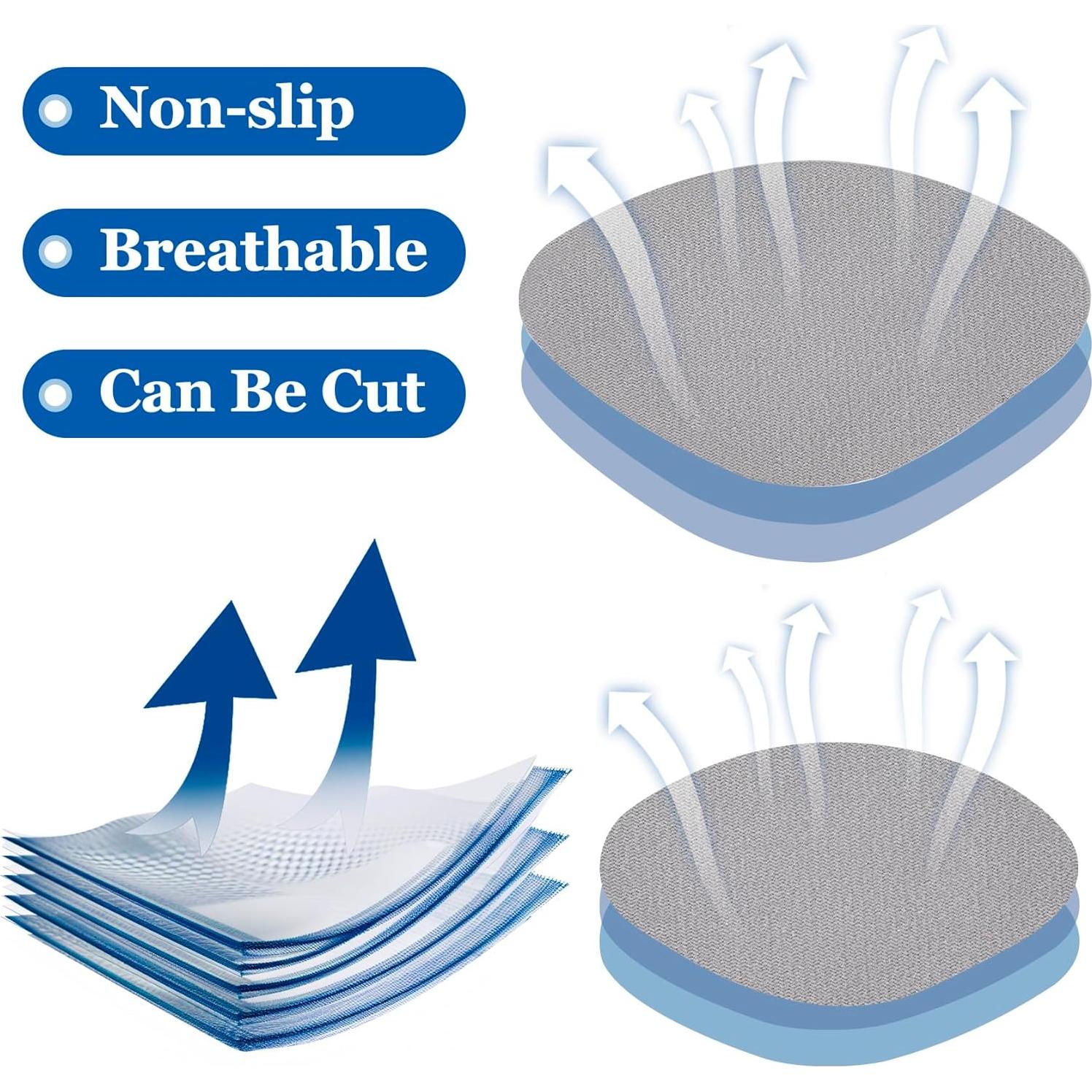 Parche de Reparación de Tacones Joez - 12 Piezas Gris Claro