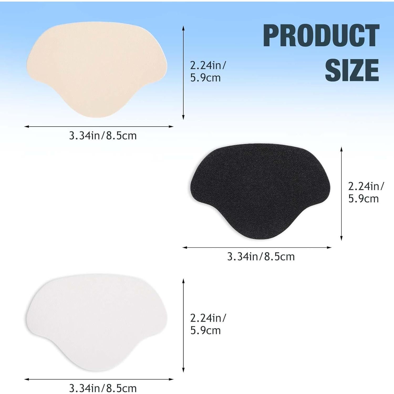 Parches Reparación Tacones COMNICO 18 Piezas Autoadhesivos