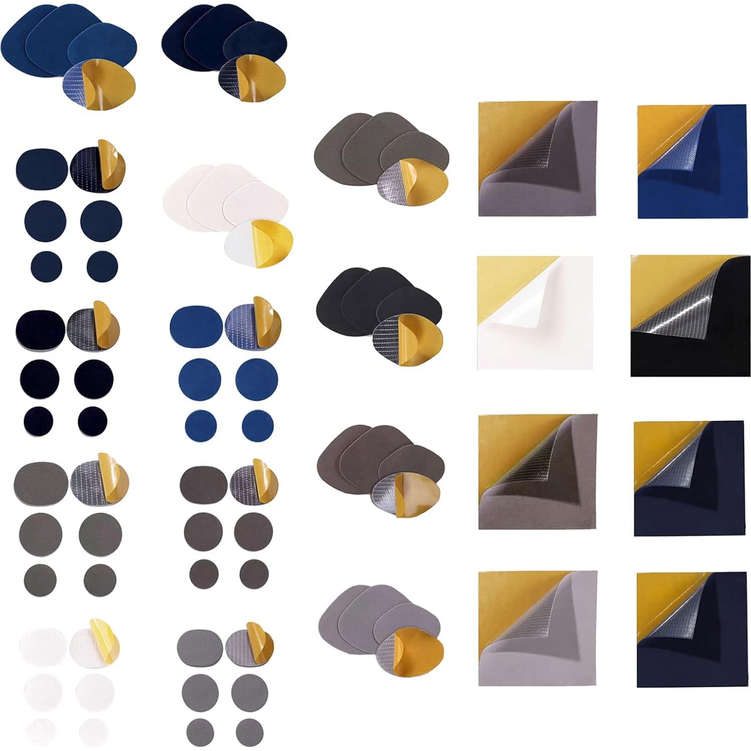 Parche autoadhesivo de reparación para zapatos JAGTRADE 4 Piezas Gris