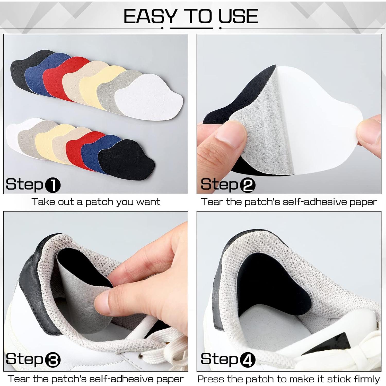 Paquete de 36 Parches Autoadhesivos para Zapatos Eurzom - 7 Colores