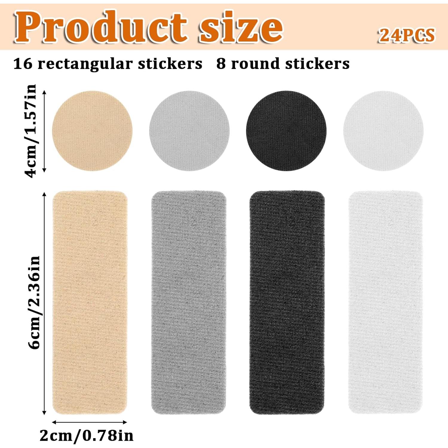 Kit de 24 Parches Autoadhesivos JIYIN para Zapatos - Reparación Agujeros