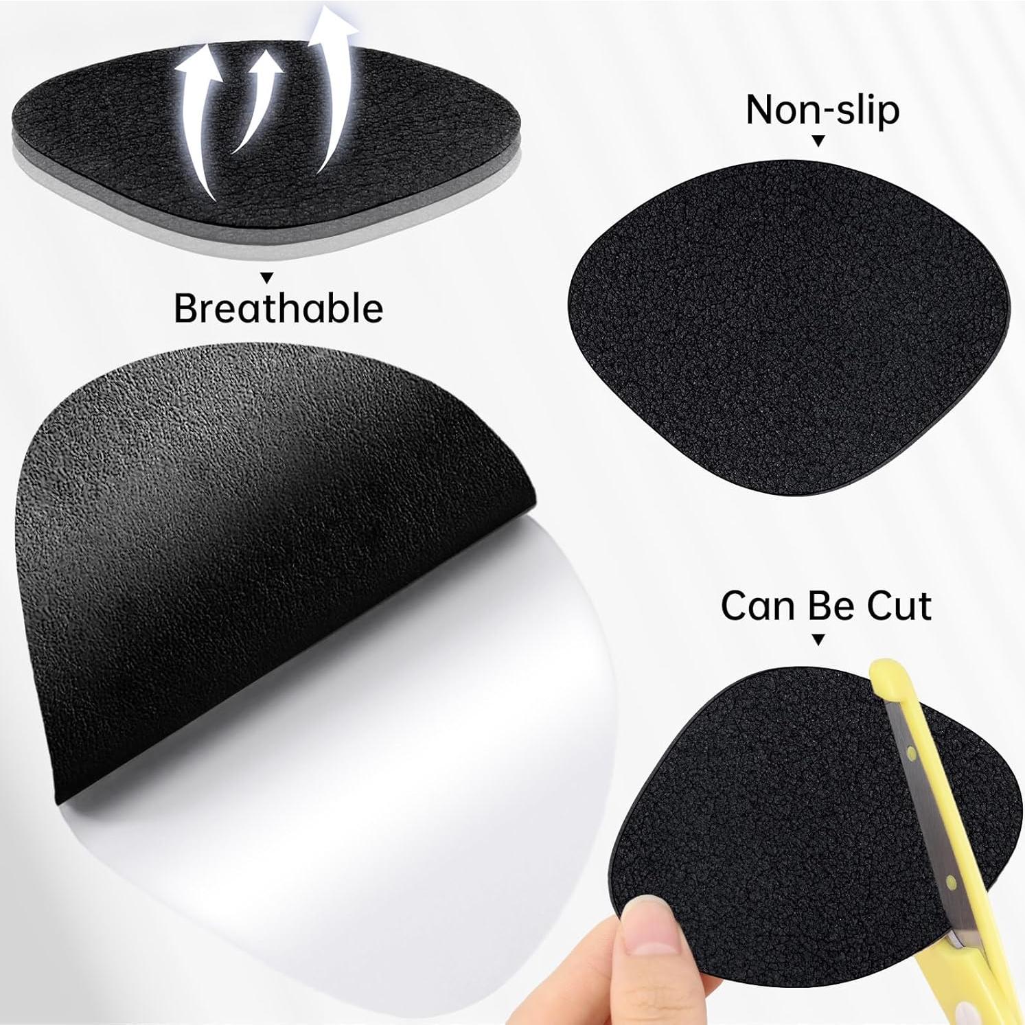 Parche Reparación Tacones Zapatos AIQINHU 4 Pares Microfibra