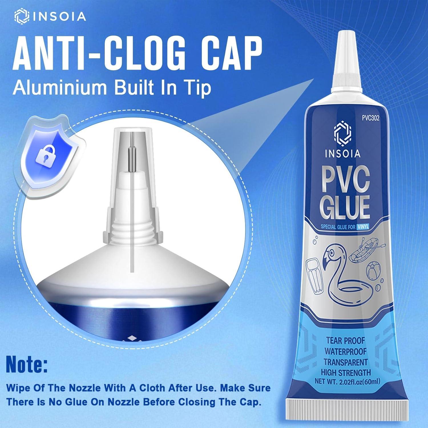 Kit de Parche para Liner de Piscina INSOIA 60 ML x 2 - Reparación Inflables