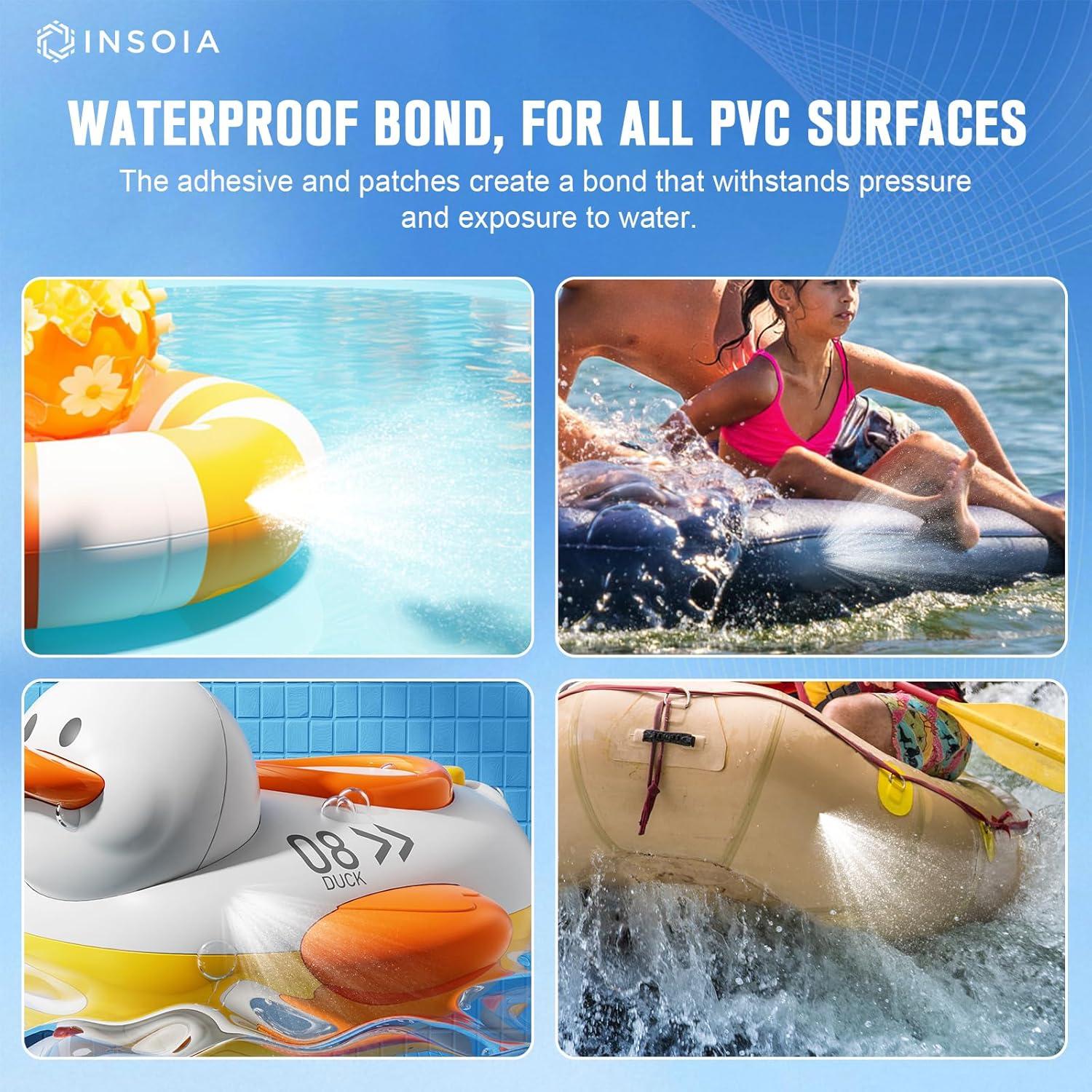 Kit de Parche para Liner de Piscina INSOIA 60 ML x 2 - Reparación Inflables