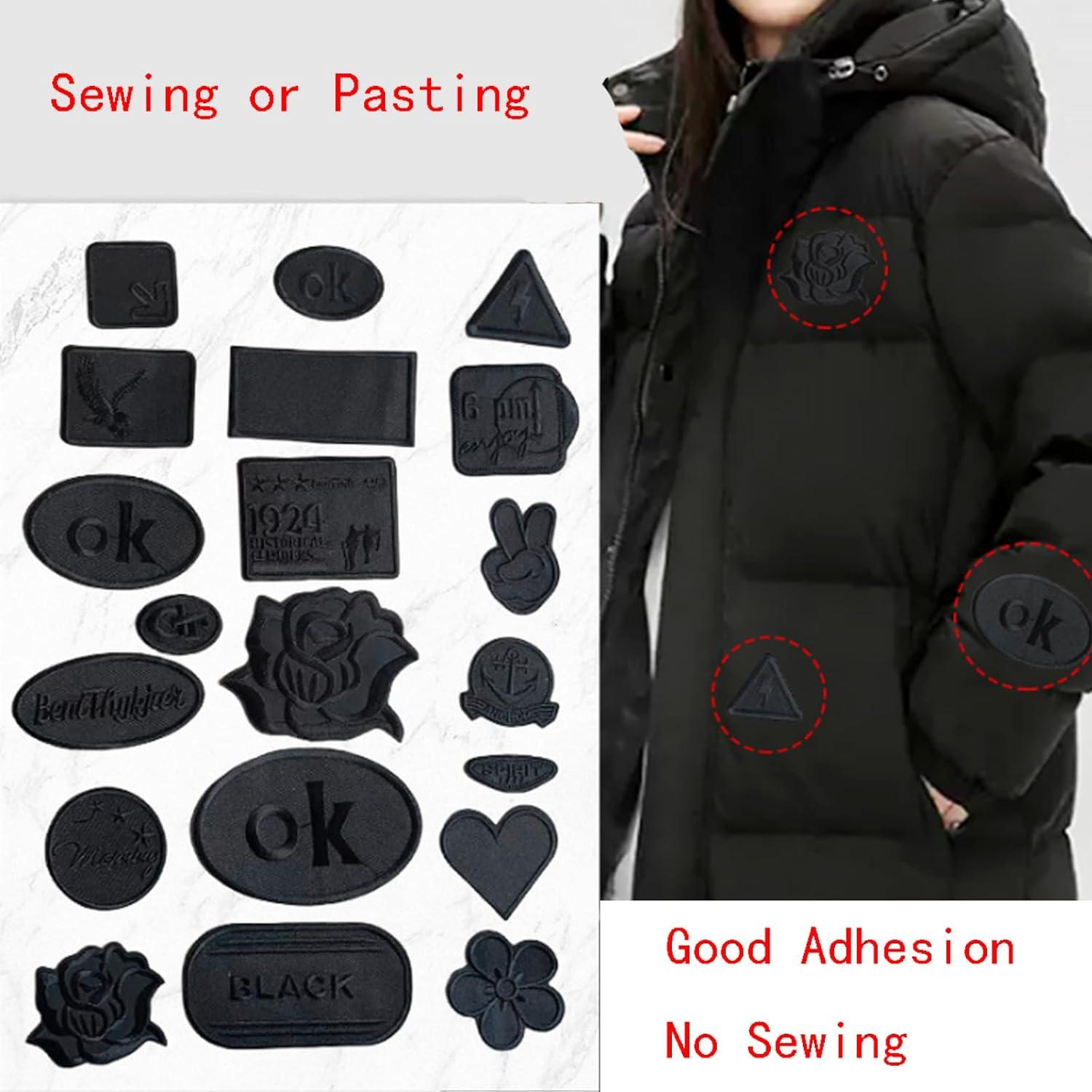 Parche de Reparación de Ropa JAMOGOU 6PCS Autoadhesivos