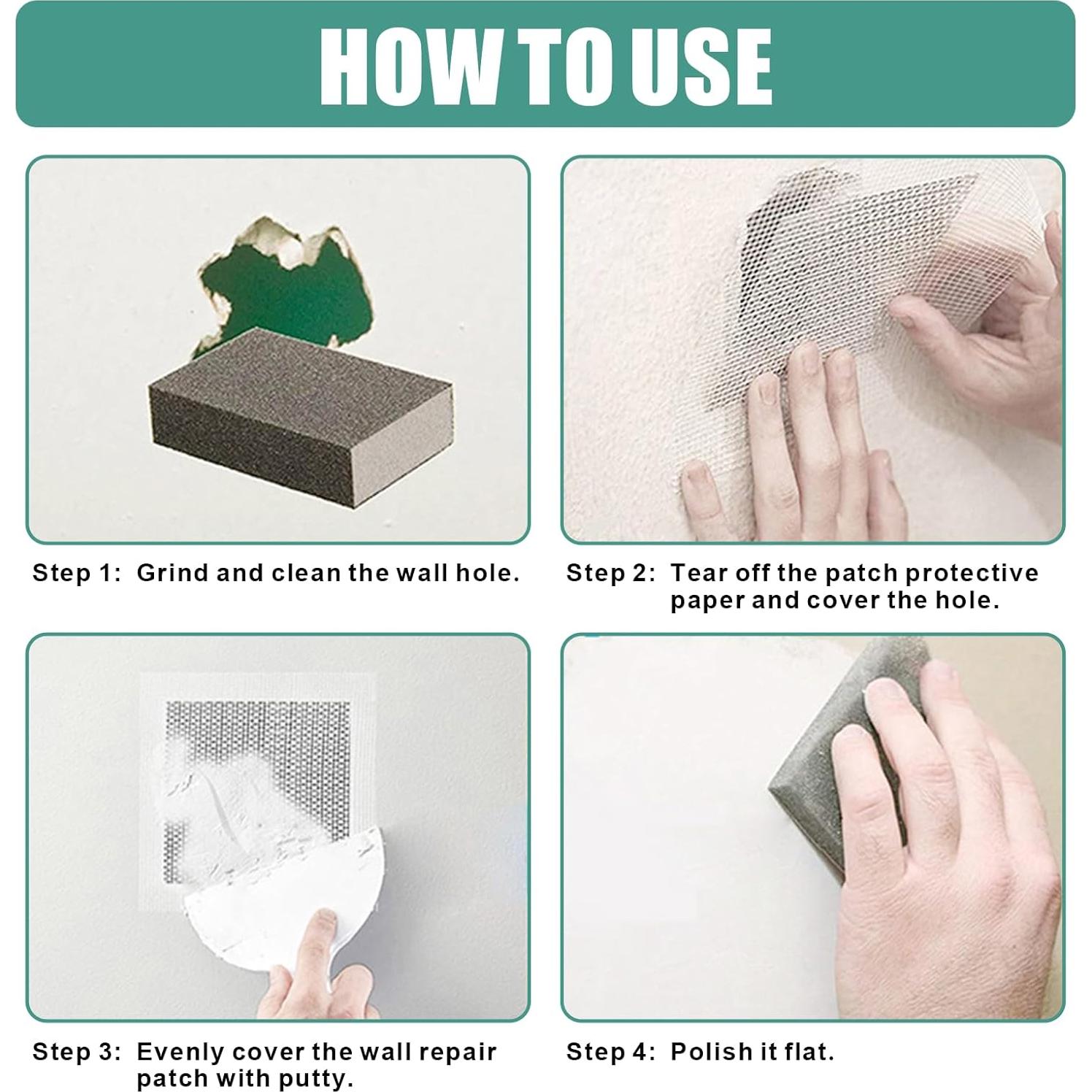 Kit de Reparación de Paredes 30 Pcs 15 cm Ausvrkkit