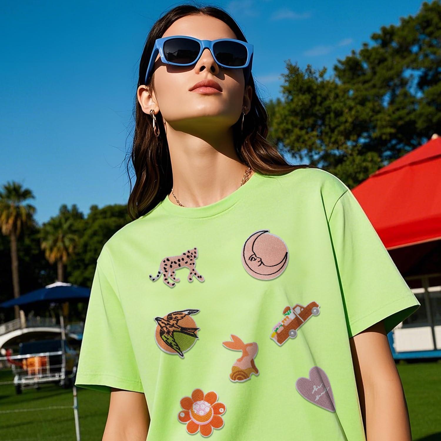 Parche Bordado Boho FR - 36 Pcs para Coser y Planchar