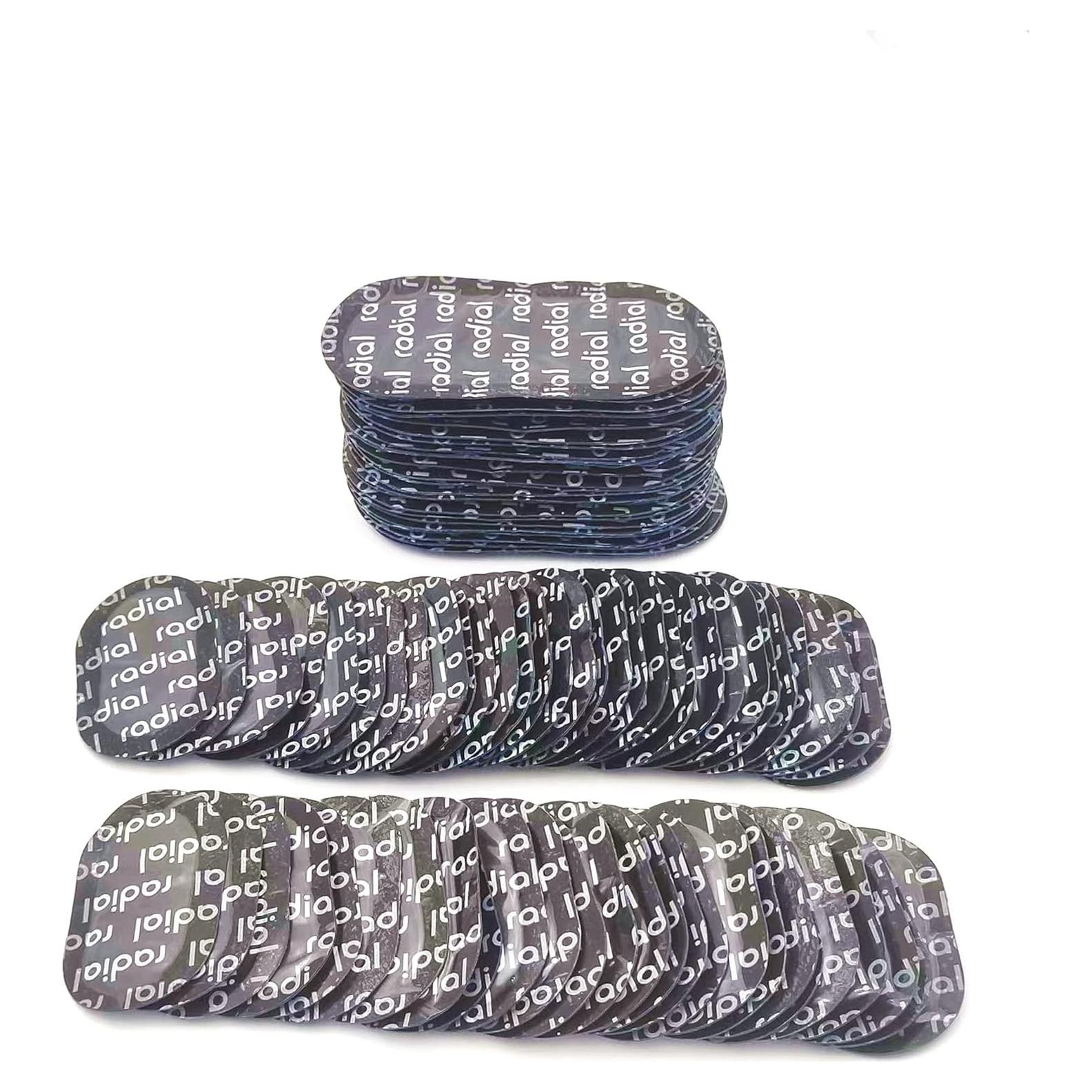 Parche Radial Ovalado XTMC 90PCS para Neumáticos 37x61mm y 48x98mm