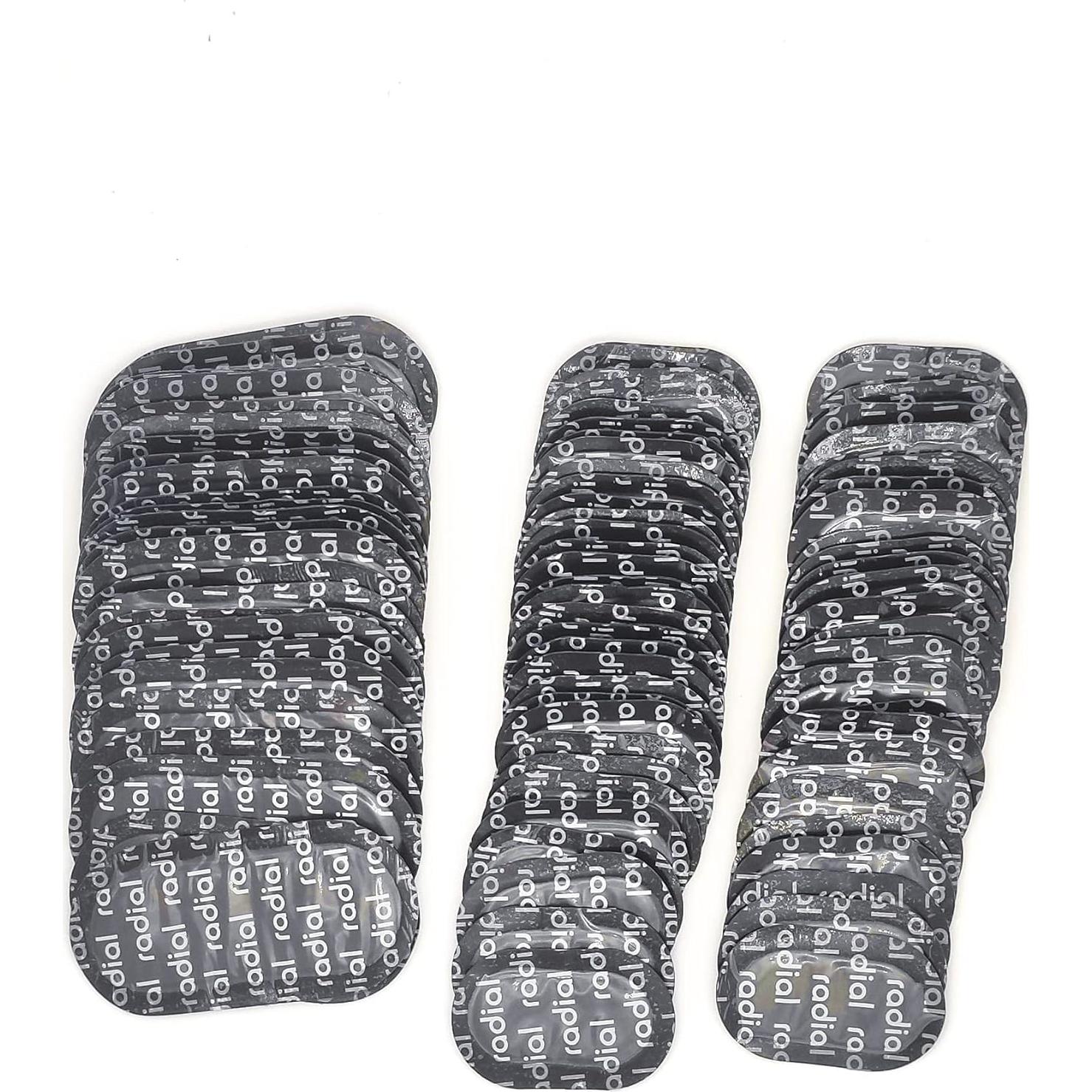 Parche Radial Ovalado XTMC 90PCS para Neumáticos 37x61mm y 48x98mm