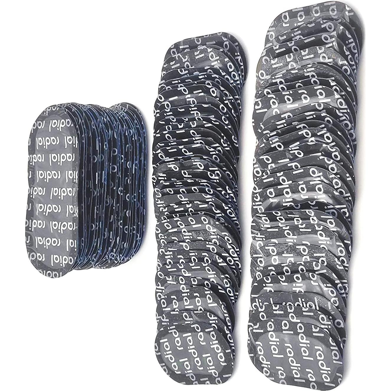 Parche Radial Ovalado XTMC 90PCS para Neumáticos 37x61mm y 48x98mm
