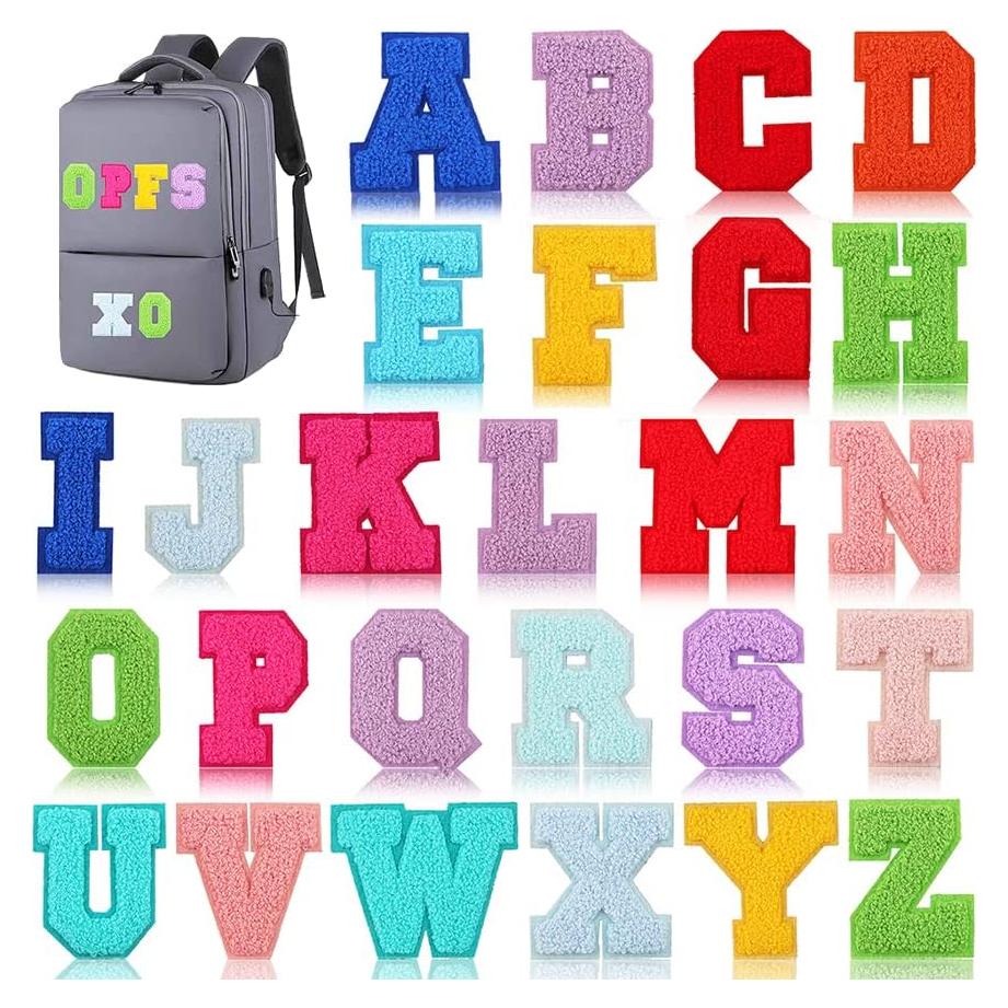Parche de Letras Planchado Bfuee Alfabeto A-Z 26 Piezas