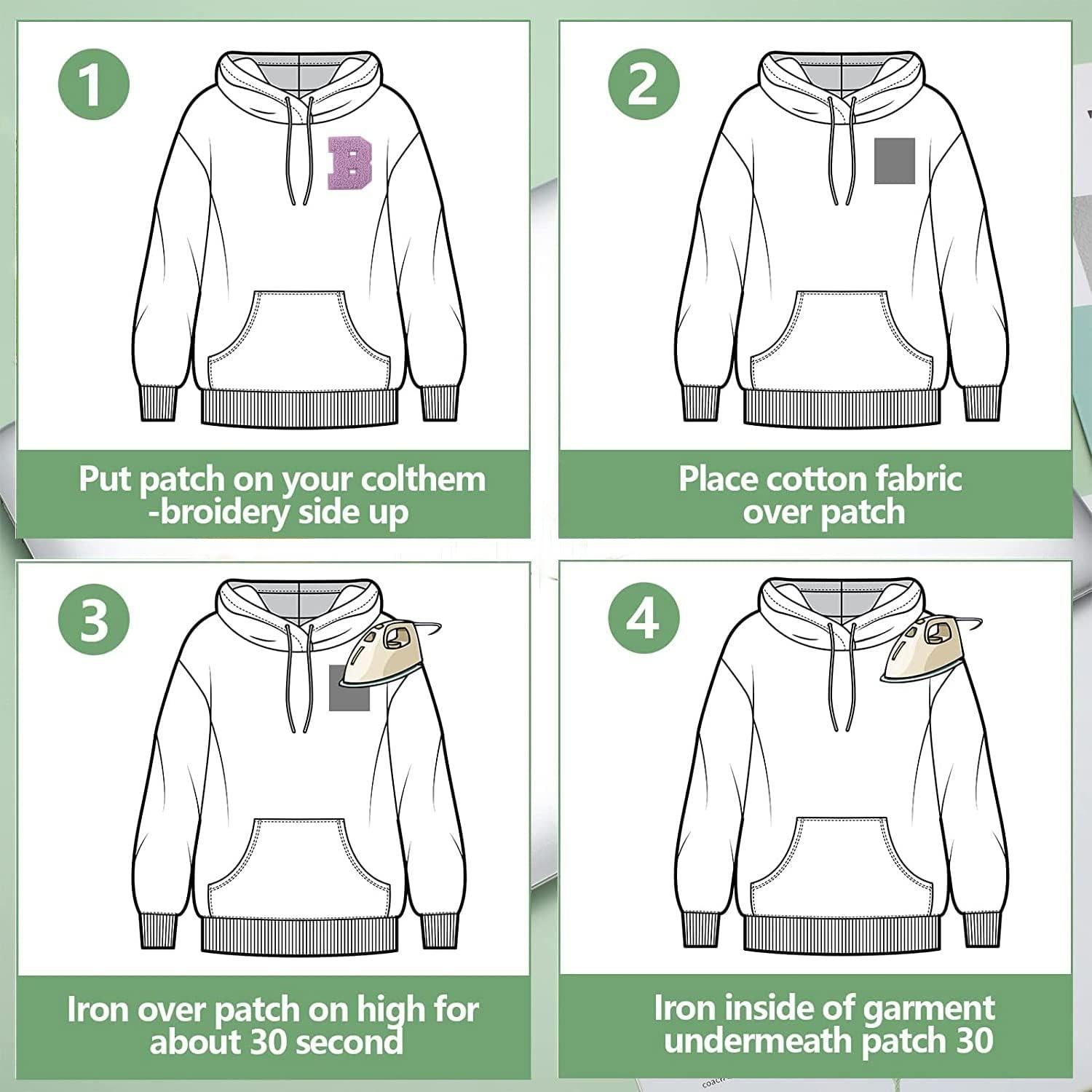 Parche de Letras Planchado Bfuee Alfabeto A-Z 26 Piezas