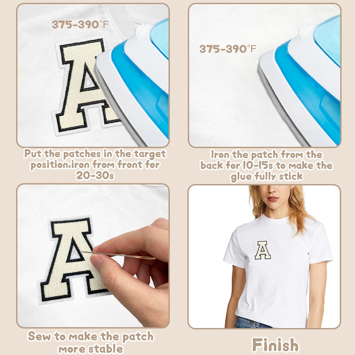 26 Piezas Parche de Letras Bordado Gleihow para Planchar