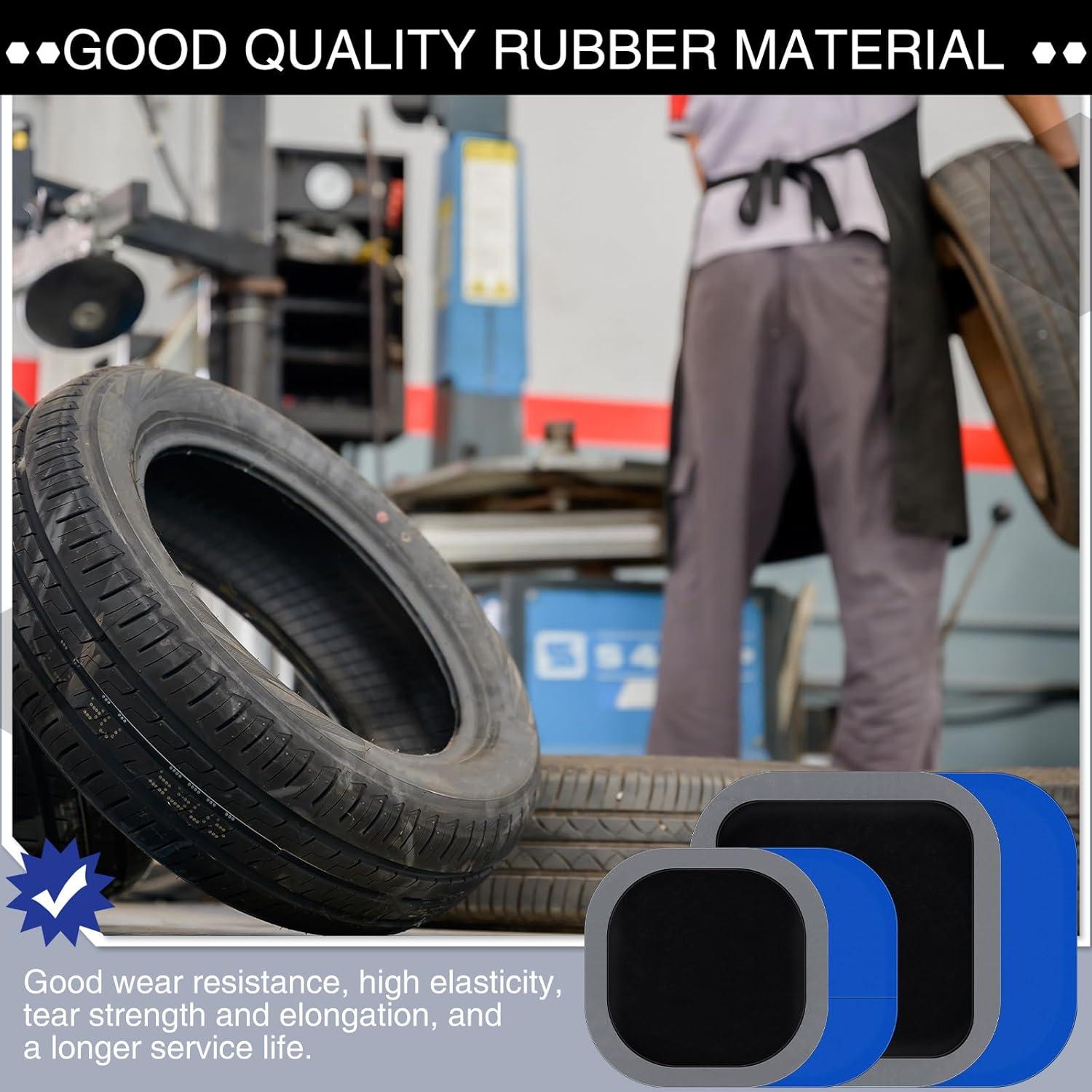 Kit de Parches de Neumático Zhengmy 40 Piezas 5.51cm 4.50cm