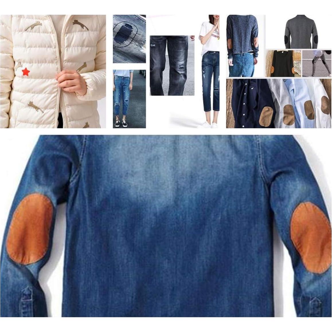 Kit de 26 Parches de Hierro Amarillos MSCFTFB para Ropa