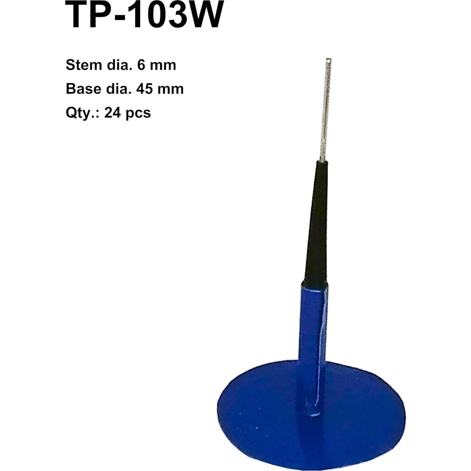 Parche de Reparación de Neumáticos ZERINT TP-103W 24 pcs