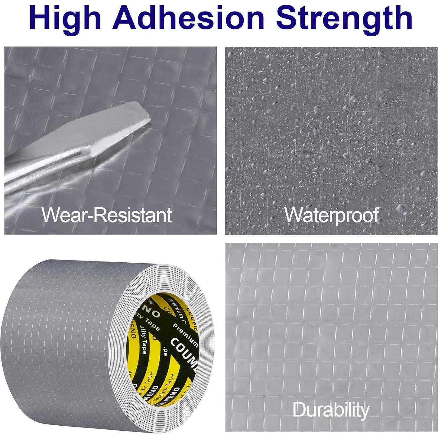 Cinta de Sellado Impermeable Butty 10.16cm x 5m para Reparaciones