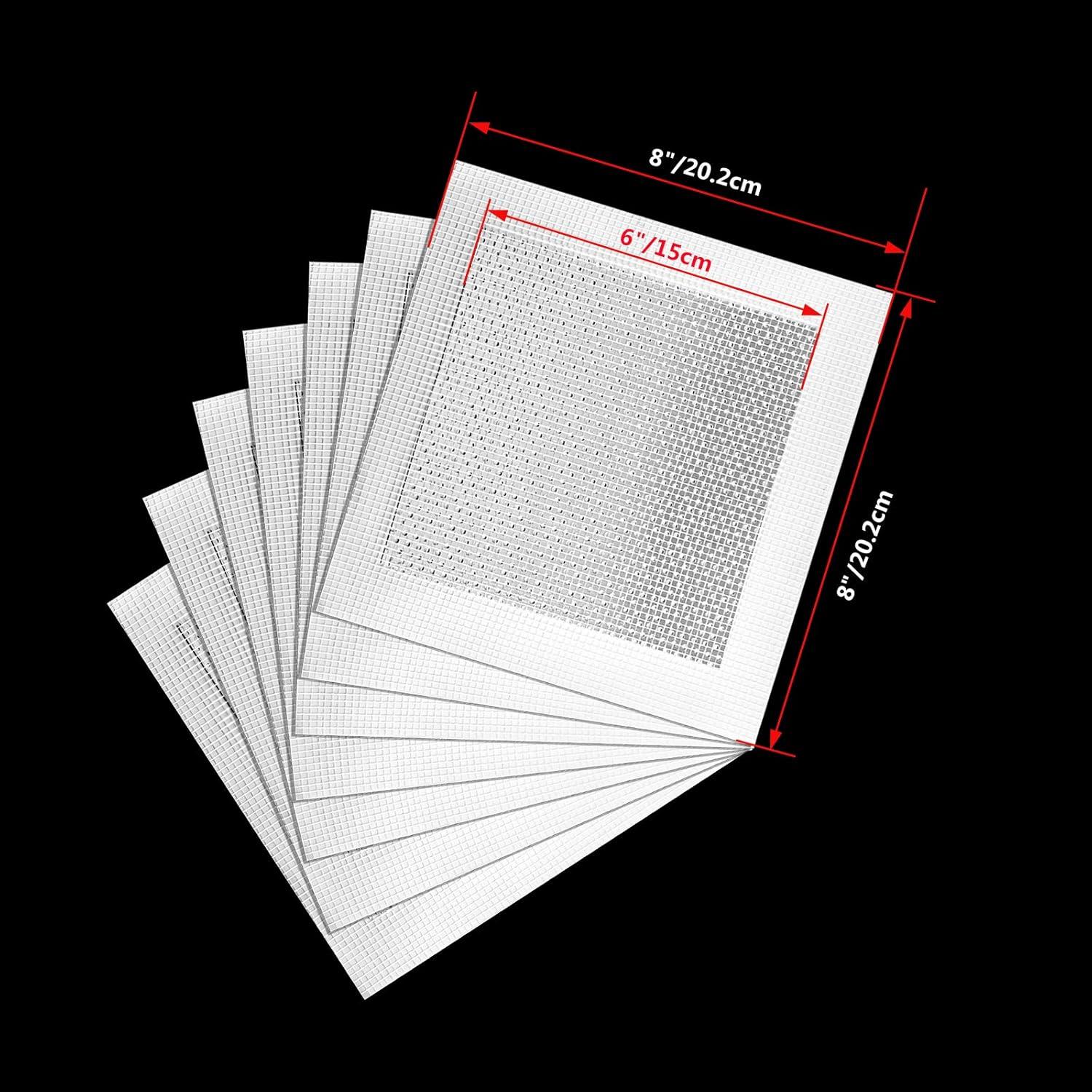 14 Piezas Parche de Reparación de Paneles de Yeso Seimneire 15x15cm