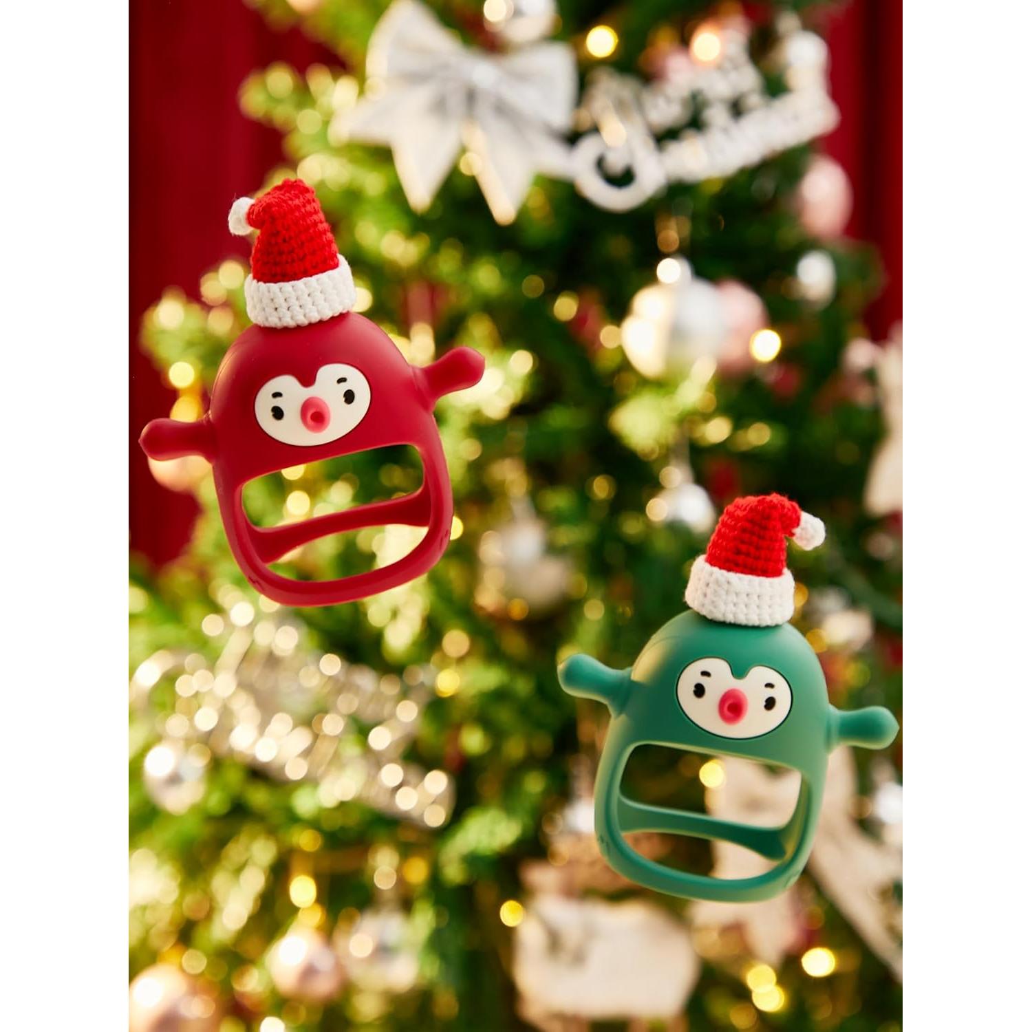 Smily Mia Set de Calcetines y Mordedores para Bebés - Verde Pino