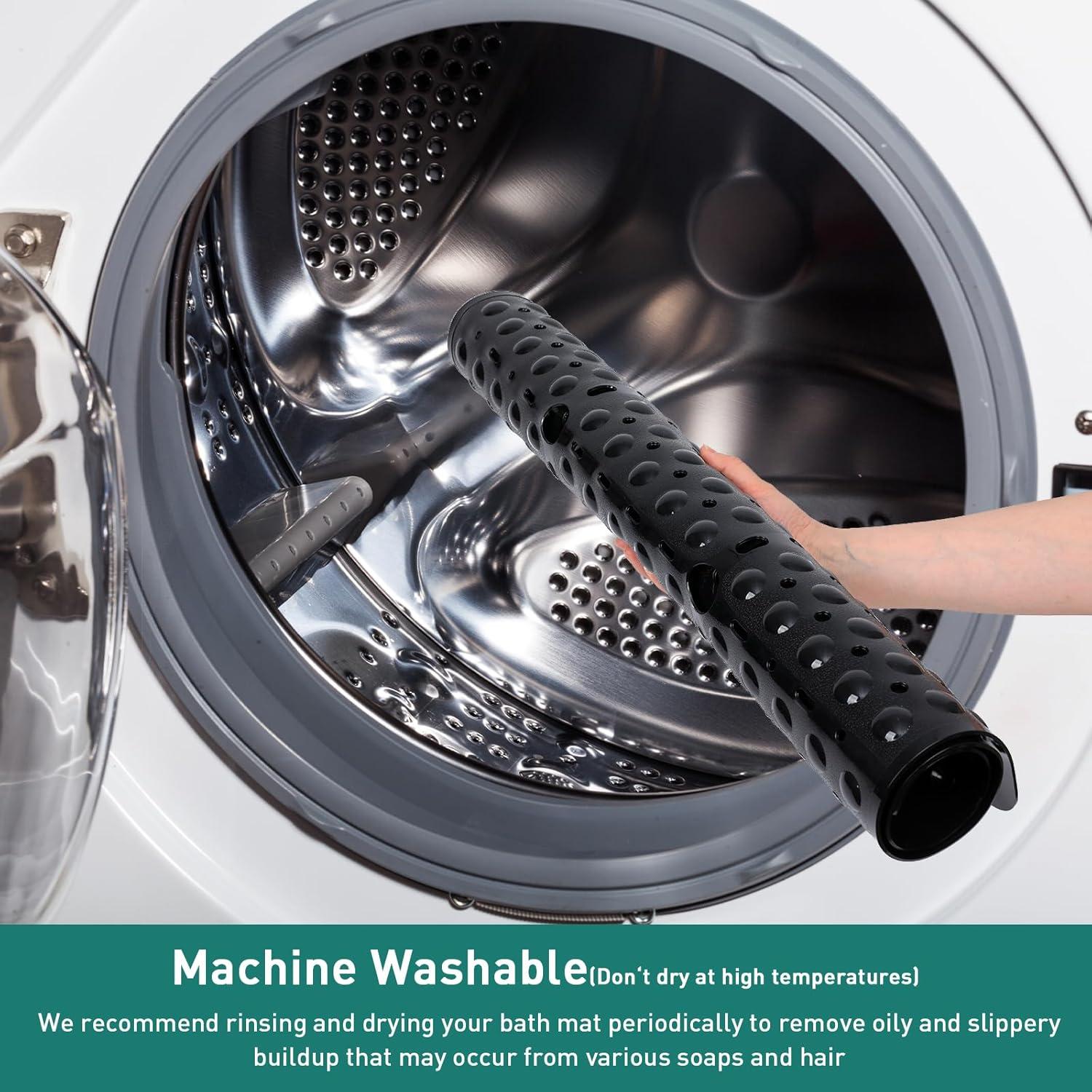 Alfombrilla de Ducha Antideslizante Naoloture 68.58x68.58cm Negra