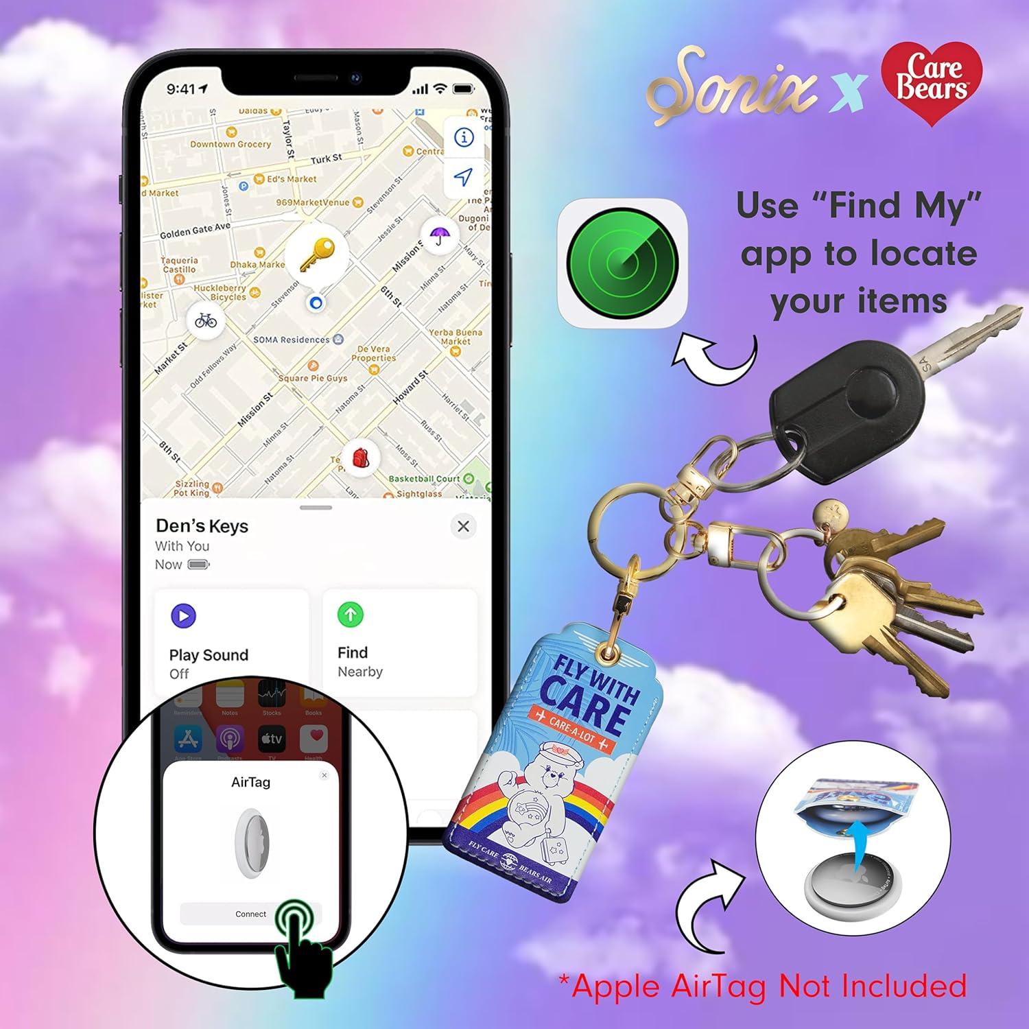Funda de llavero Sonix Ositos Cariñosos para AirTag
