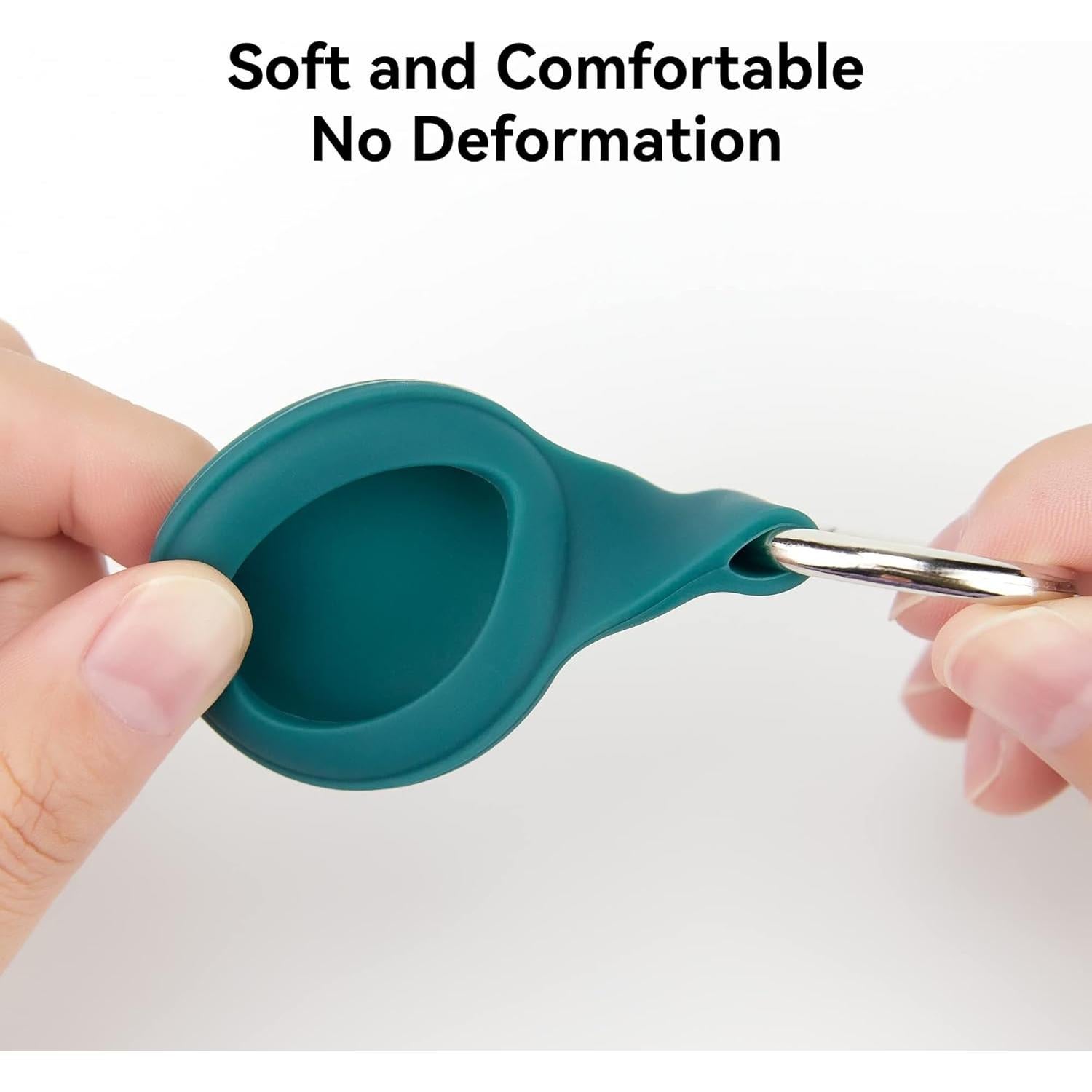 Paquete de 4 fundas de silicona a prueba de agua para AirTag