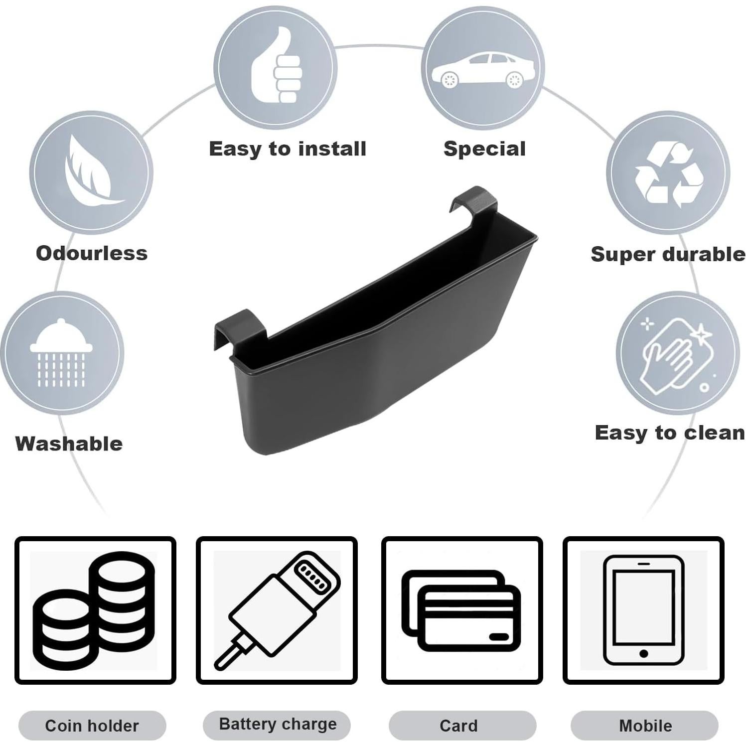 Organizador de Consola Central Neepiar para Toyota Tacoma 2024-2025