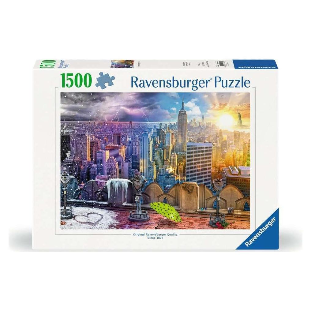 Rompecabezas Ravensburger Estaciones de Nueva York 1500 Piezas