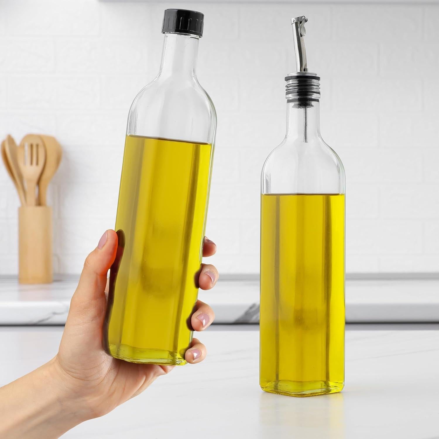 Dispensador de Aceite de Oliva Zulay 0.5L Vidrio Transparente