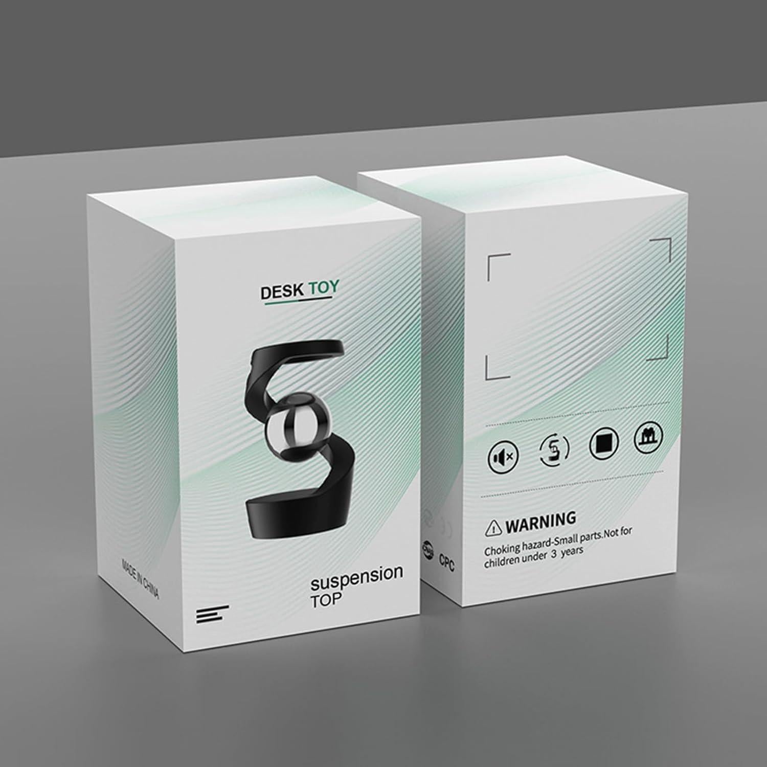 Juguete Antiestrés Cinético Zebo Bola Gris-Oro Rosa