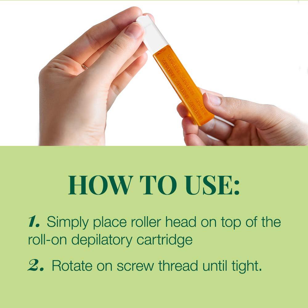 Cabezas de Rodillo Fino Clean + Easy - Paquete de 3 para Depilación Facial