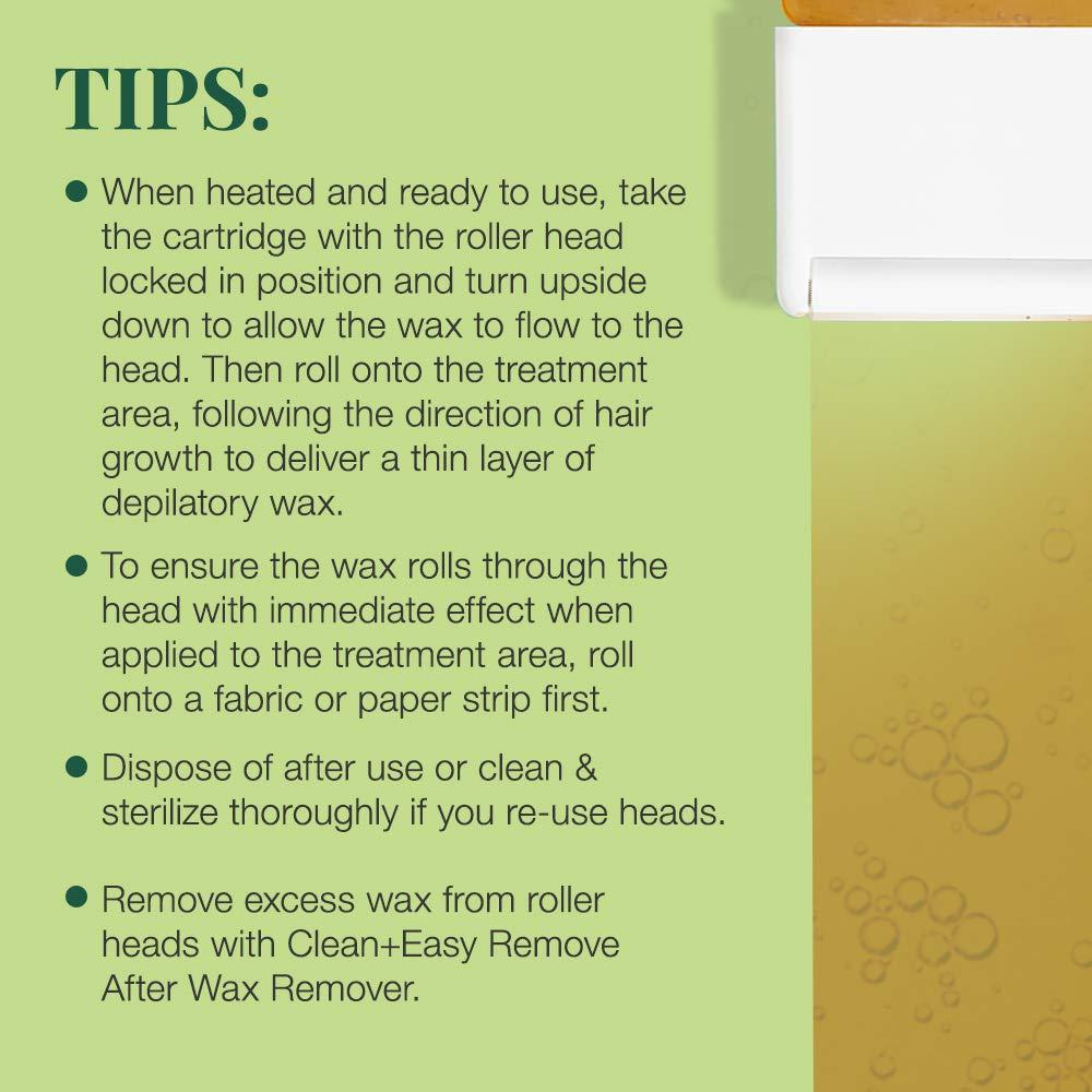 Cabezas de Rodillo Fino Clean + Easy - Paquete de 3 para Depilación Facial