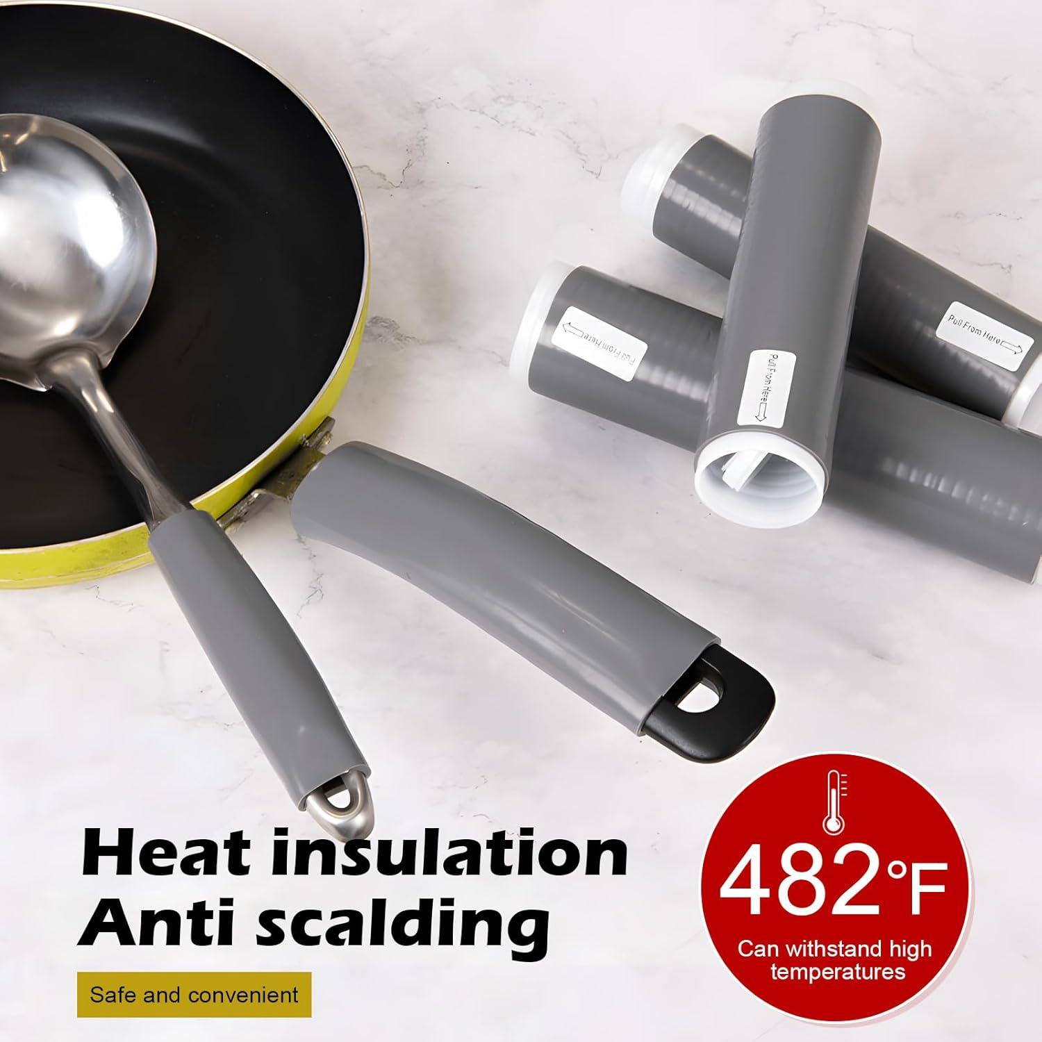 Cubierta de Mango de Olla de Silicona GoHere Ajustable 16.5cm