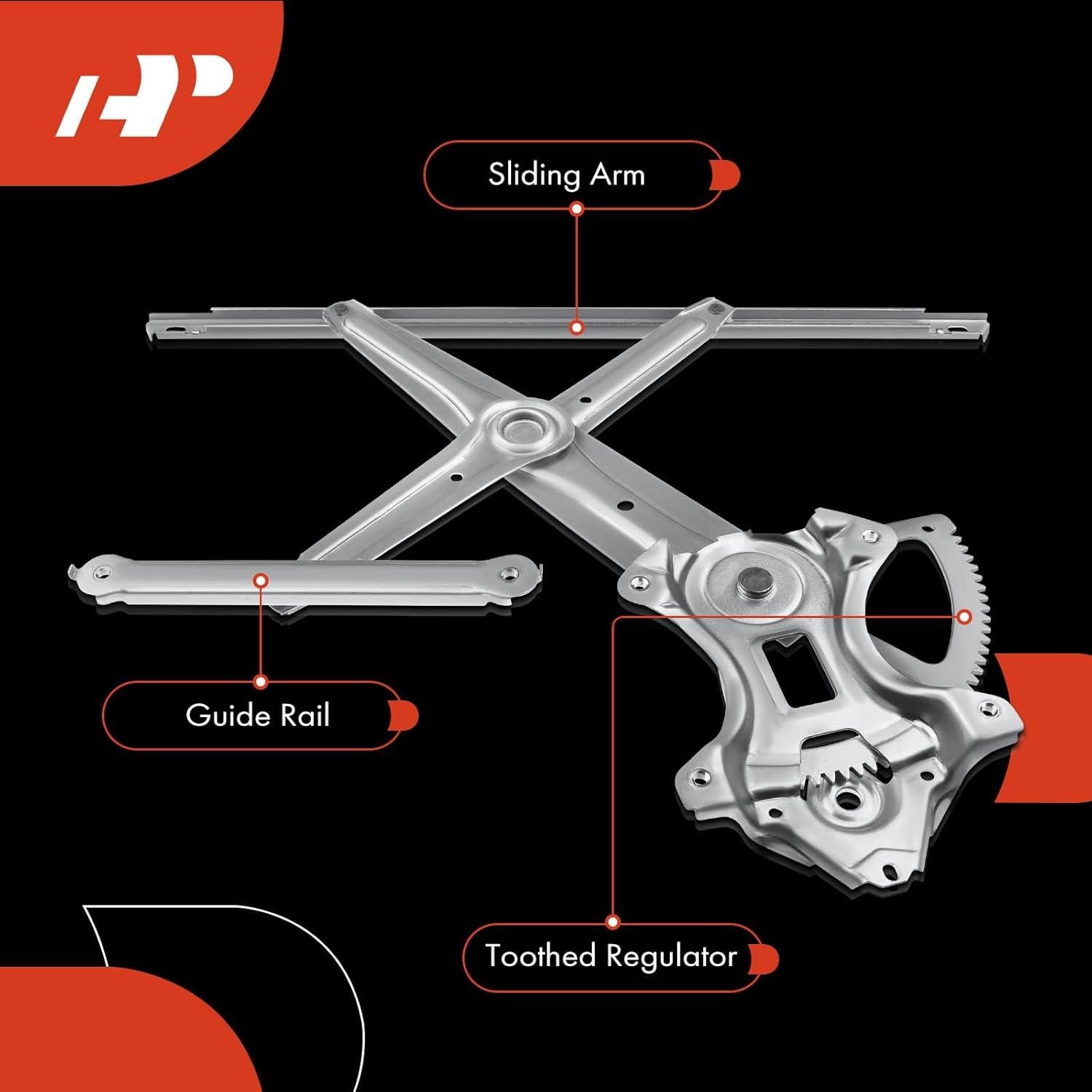 Regulador de Ventana Eléctrico A-Premium Lado Izquierdo Toyota Camry 2012-2017 Lexus RX350 RX450h 2016-2020