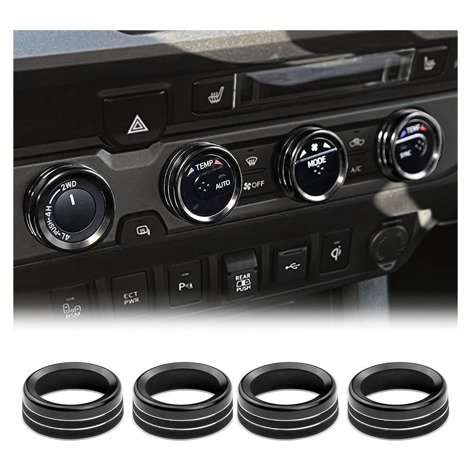 Cubiertas de Consola Central Toyota Tacoma 2016-2023 - Negro