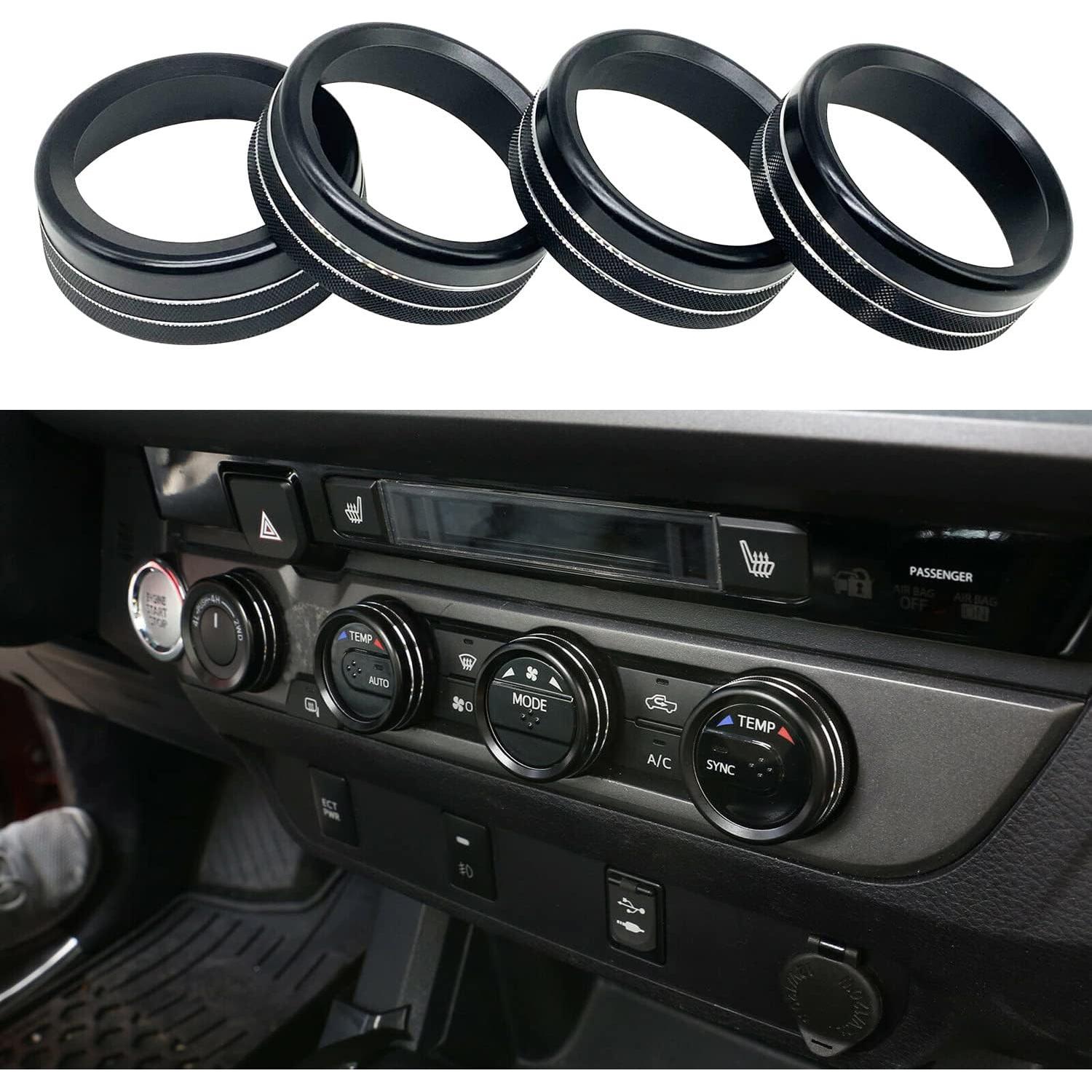 Cubiertas de Consola Central Toyota Tacoma 2016-2023 - Negro