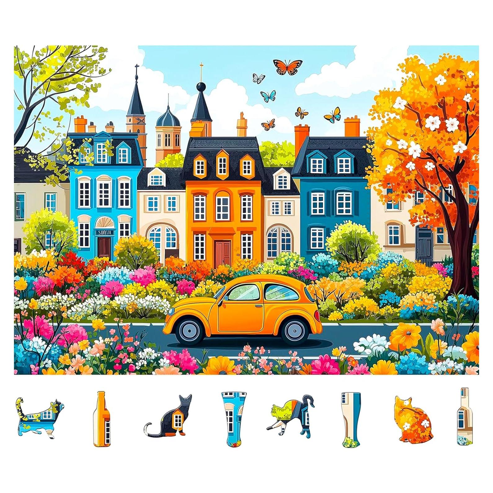 Rompecabezas Calle Colorida 500 Piezas MINIWAN 53x38 cm