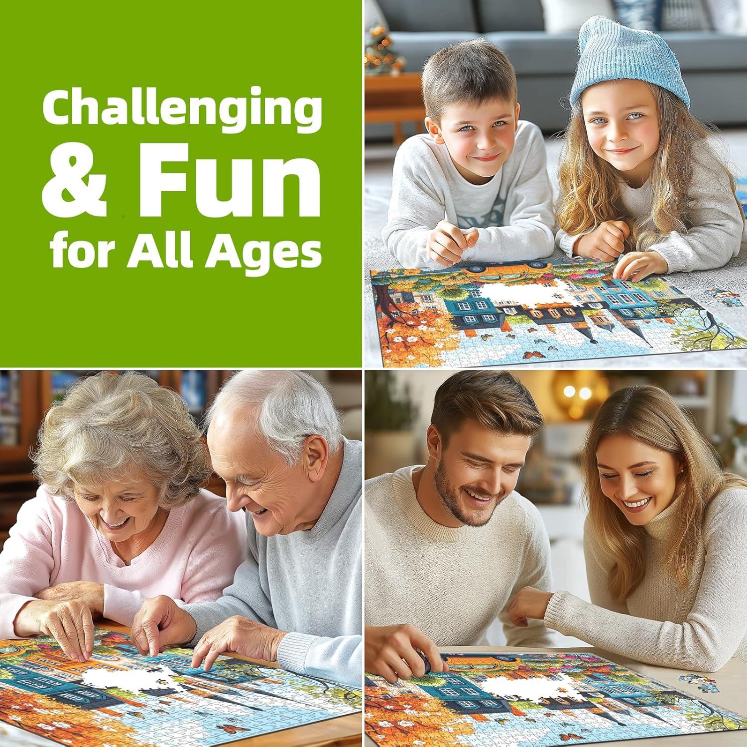 Rompecabezas Calle Colorida 500 Piezas MINIWAN 53x38 cm