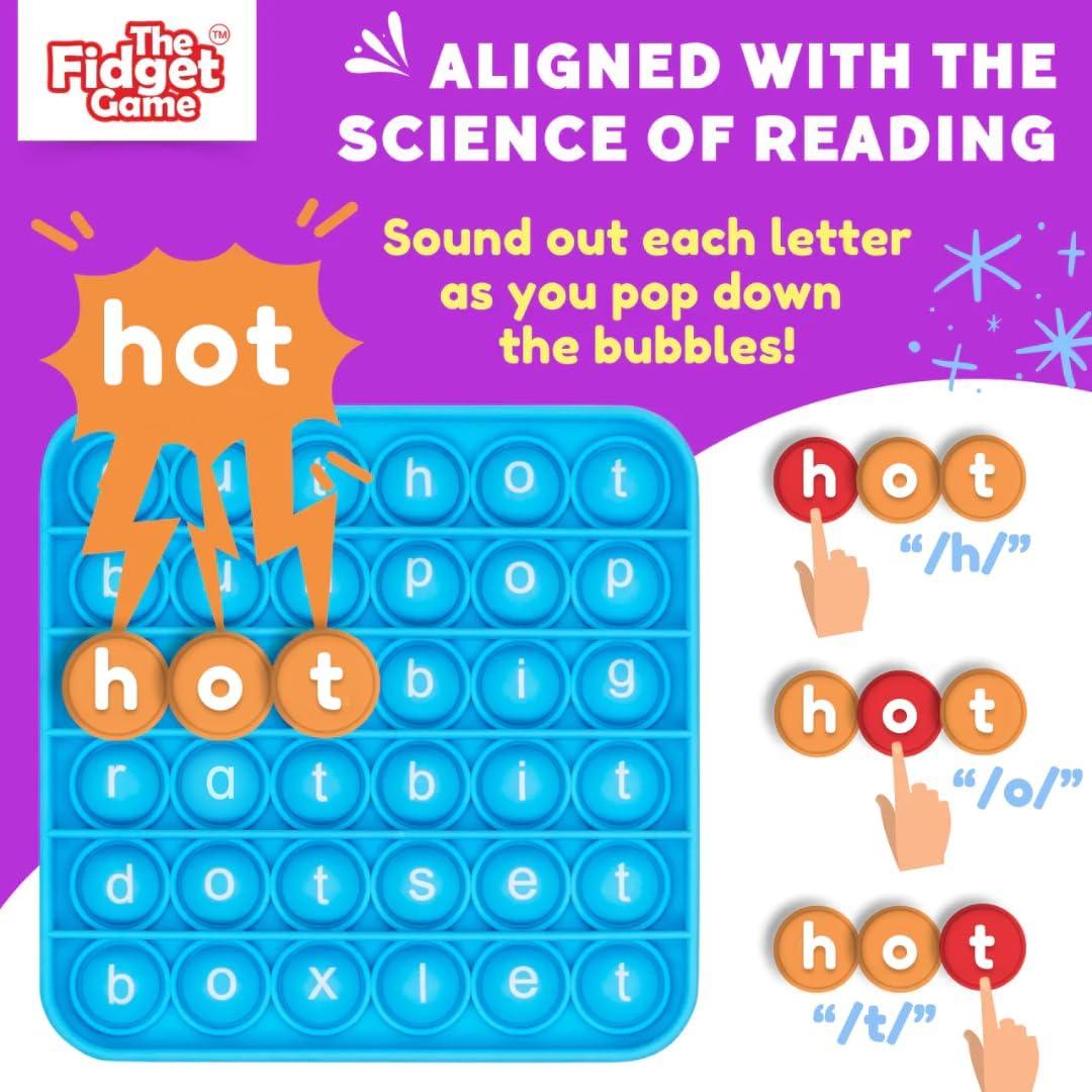 Juego Fidget El Juego Fidget Word Pop - Aprender a Leer