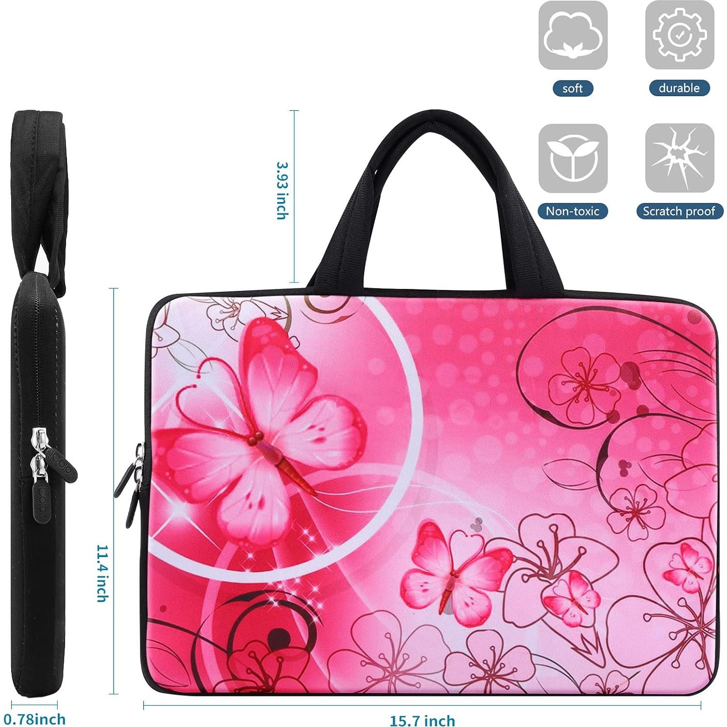 Bolsa para Laptop iColor 15.6" Neopreno Rosa ICB-10