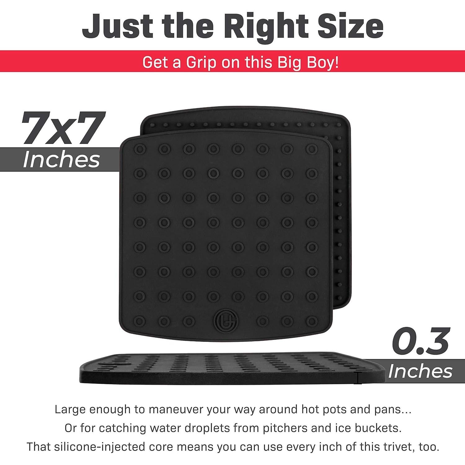 Soporte de Silicona UpGood para Ollas y Sartenes - 2 Unidades