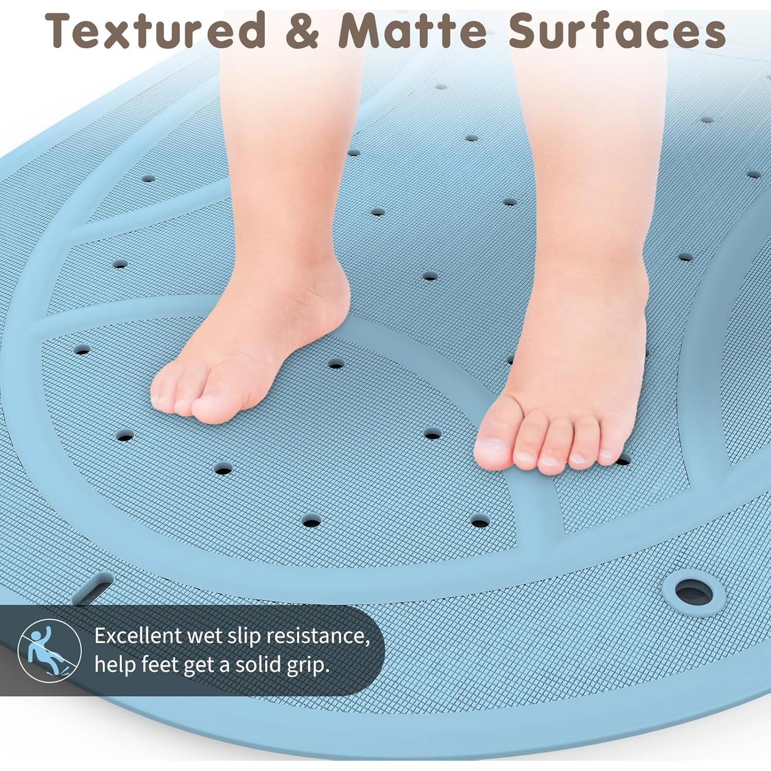 Alfombra de Baño Antideslizante Joycano 76x46cm Azul Rana