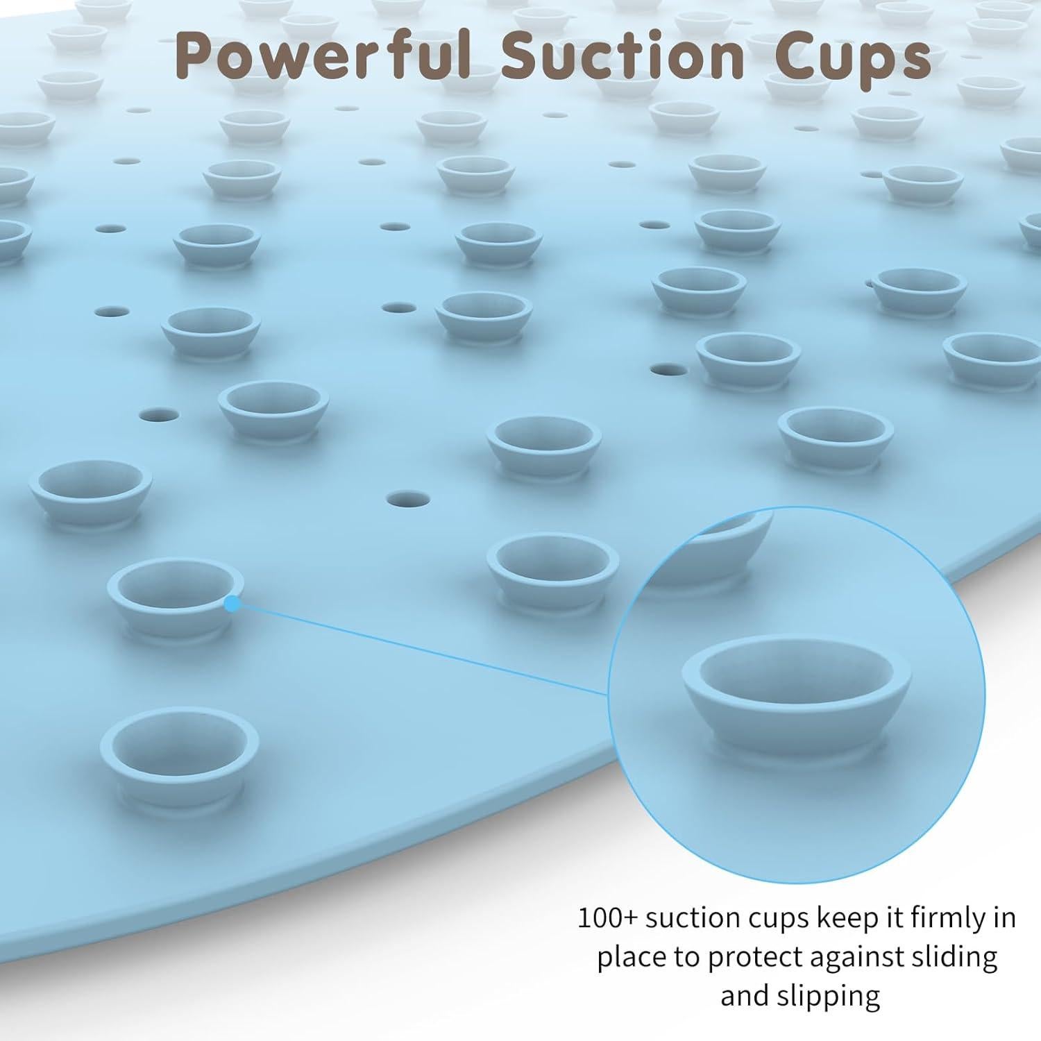 Alfombra de Baño Antideslizante Joycano 76x46cm Azul Rana