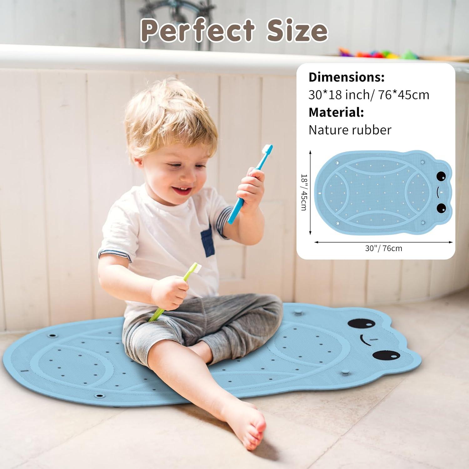 Alfombra de Baño Antideslizante Joycano 76x46cm Azul Rana